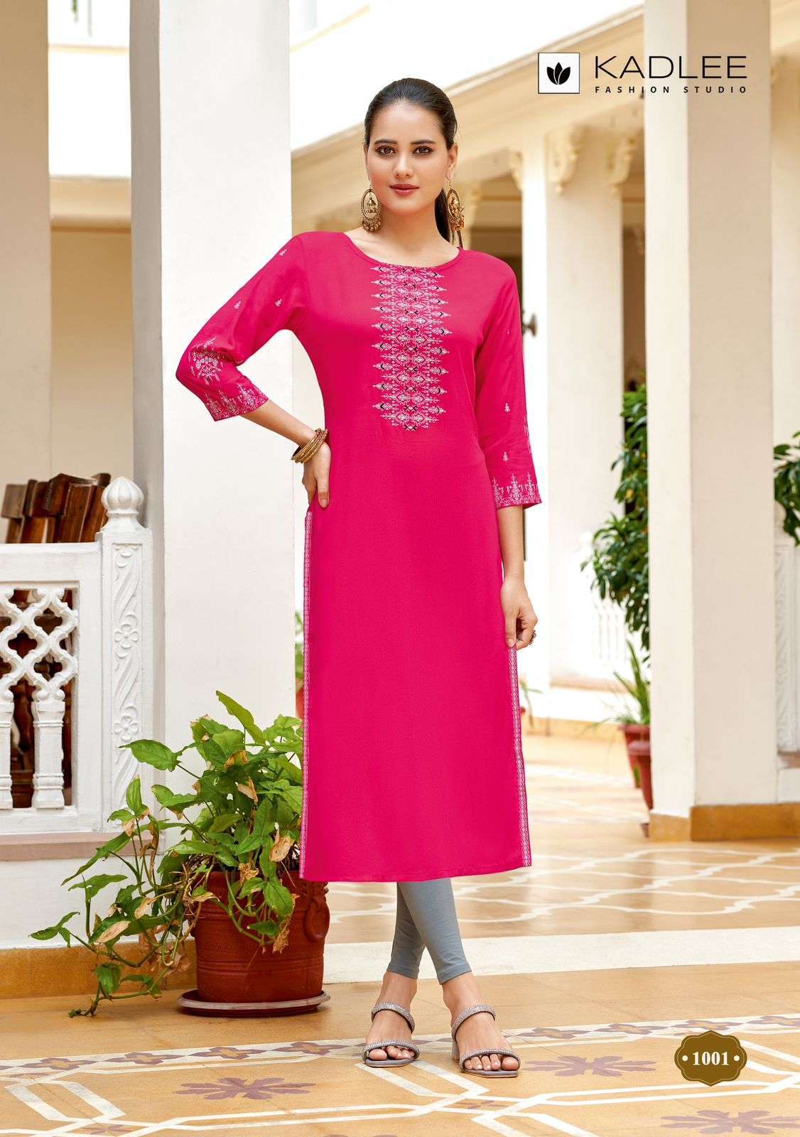 KADLEE ANERI STRAIGHT KURTI CATALOGUE SUPPLIER BETS RATE 