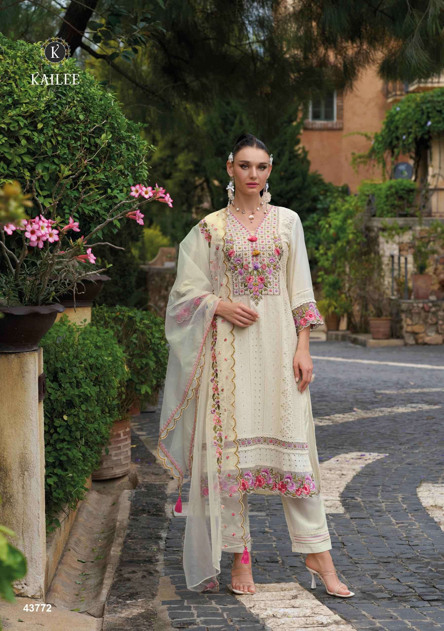 KAILEE SAFARNAMA VOL 5 BY KALKI TRENDZ LATEST DESIGNER KURTI PANT WITH DUPATTA CATALOGUE 