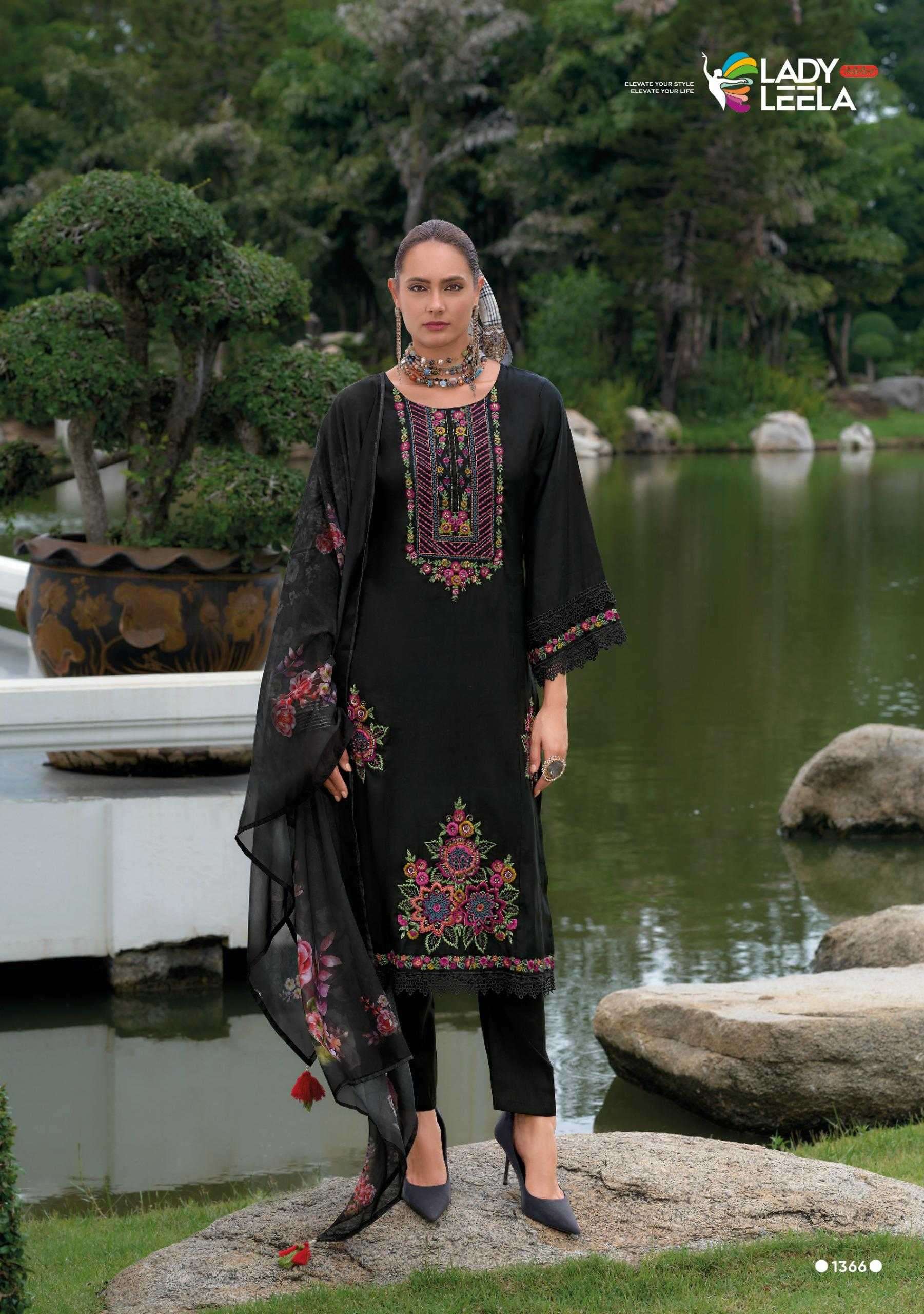 LADY LEELA RIWAYAT VOL 2 KURTI BOTTOM WITH DUPATTA LATEST CATALOGUE WHOLESALE PRICE 