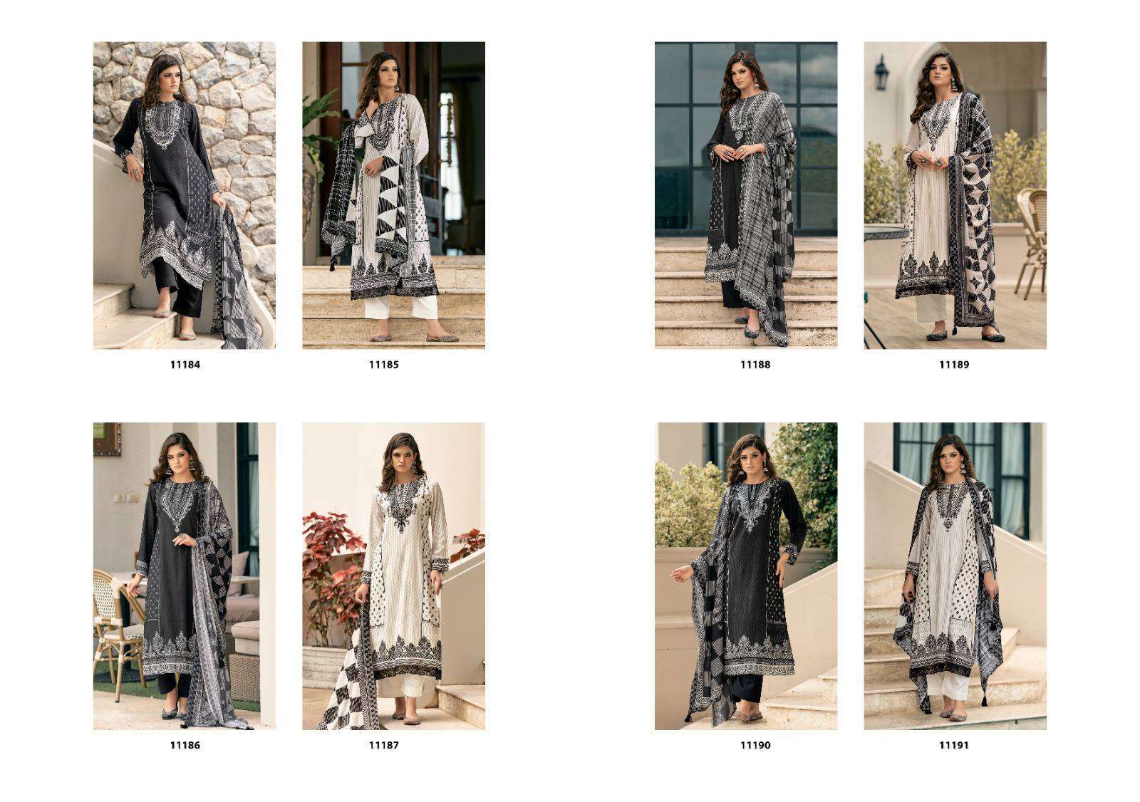 SADHANA RAMYA FANCY WORK PASHMINA SALWER SUIT CATALOGUE WHOLESALER 2024