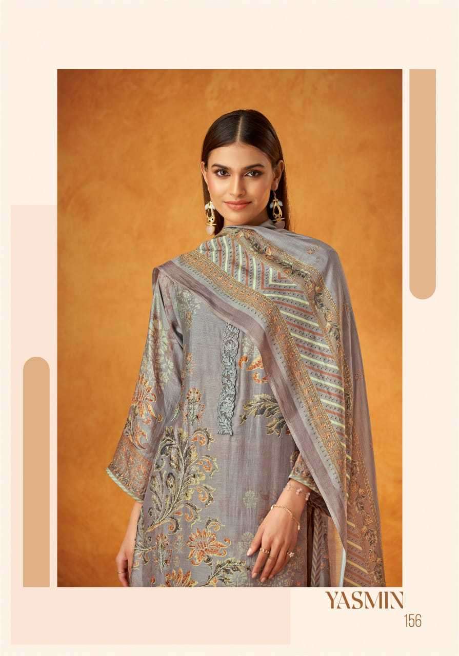 SAHIBA YASMIN MUSLIN SILK PRINT LADIES SUIT CATALOGUE WHOLESALE PRICE 