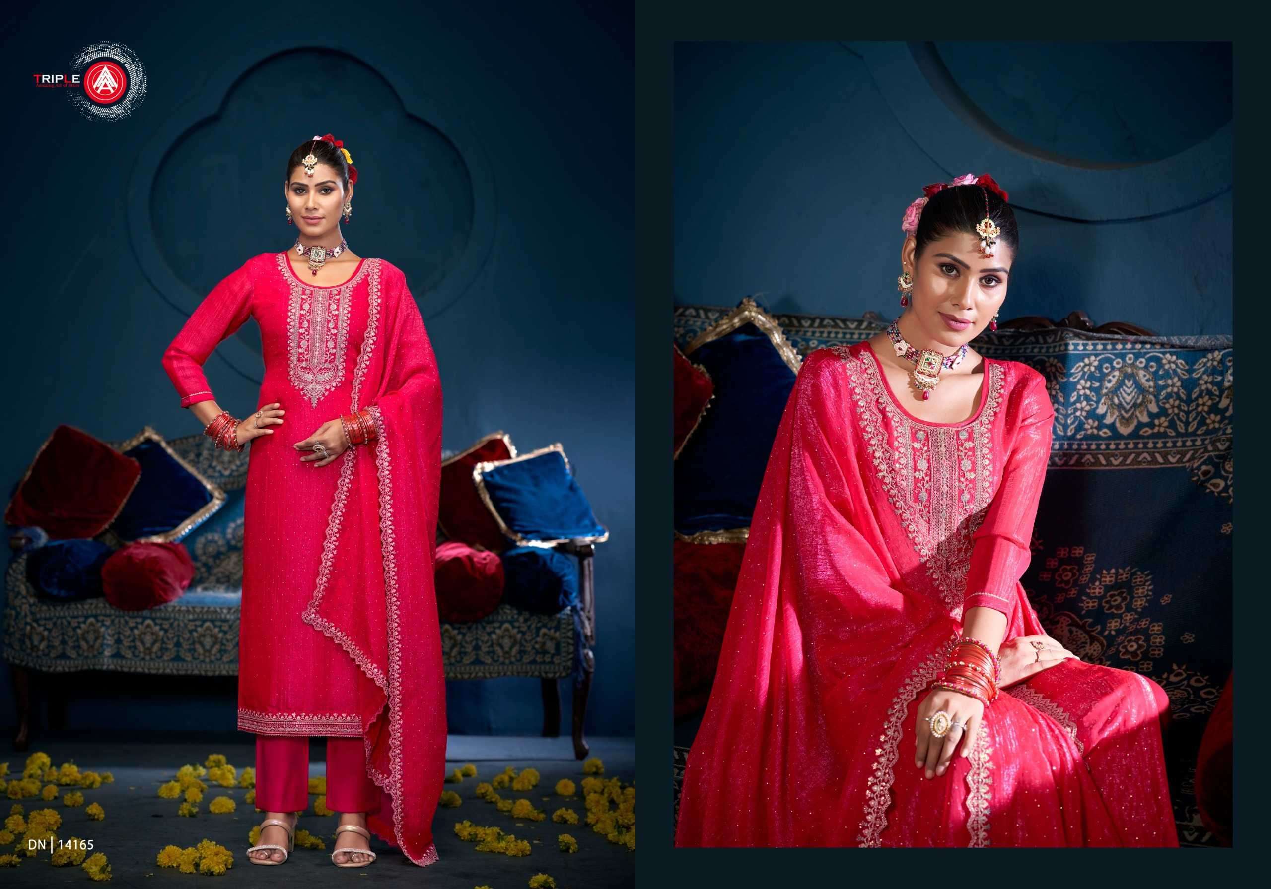 TRIPLE AAA GULABI CRUSH SILK CATALOG NEW COLLECTION EXPORTER 