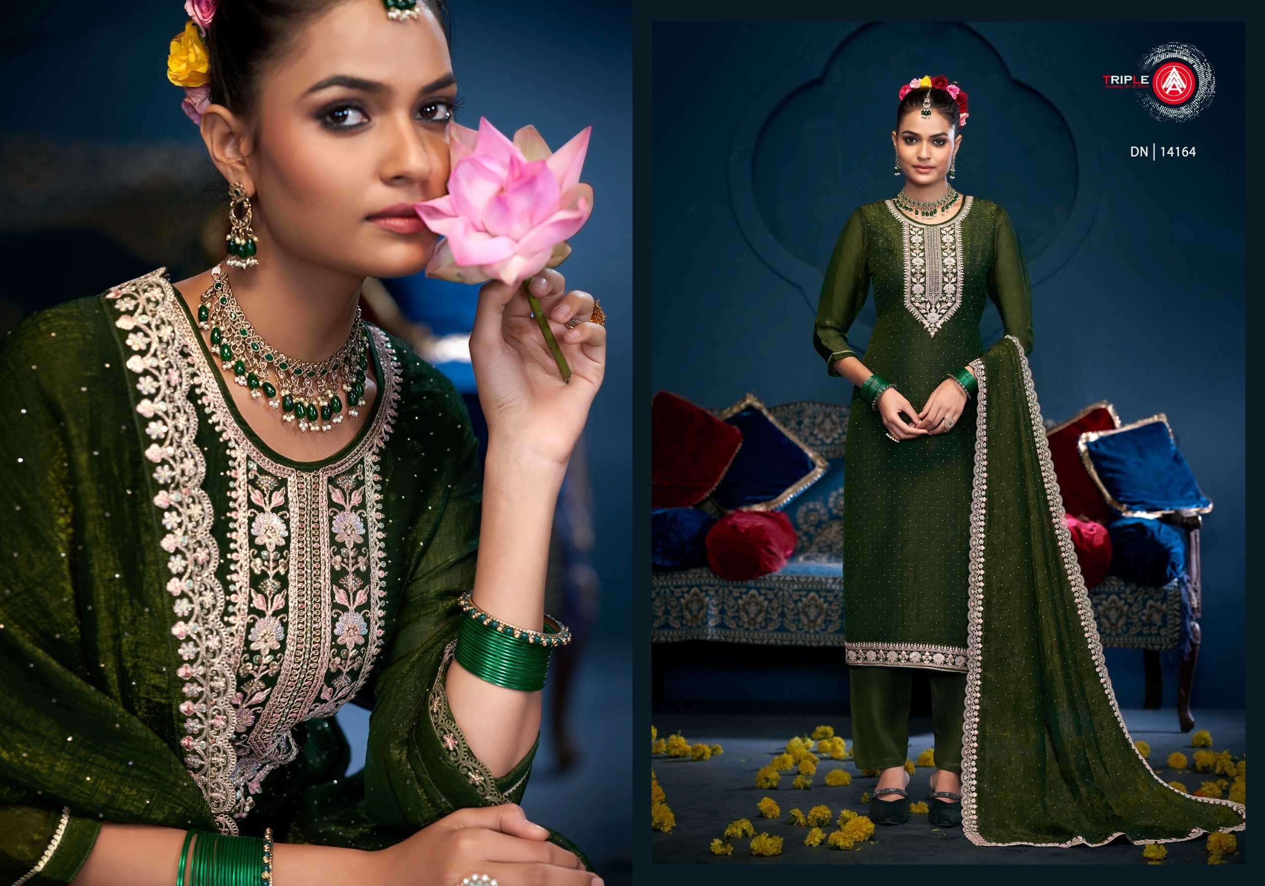 TRIPLE AAA GULABI CRUSH SILK CATALOG NEW COLLECTION EXPORTER 