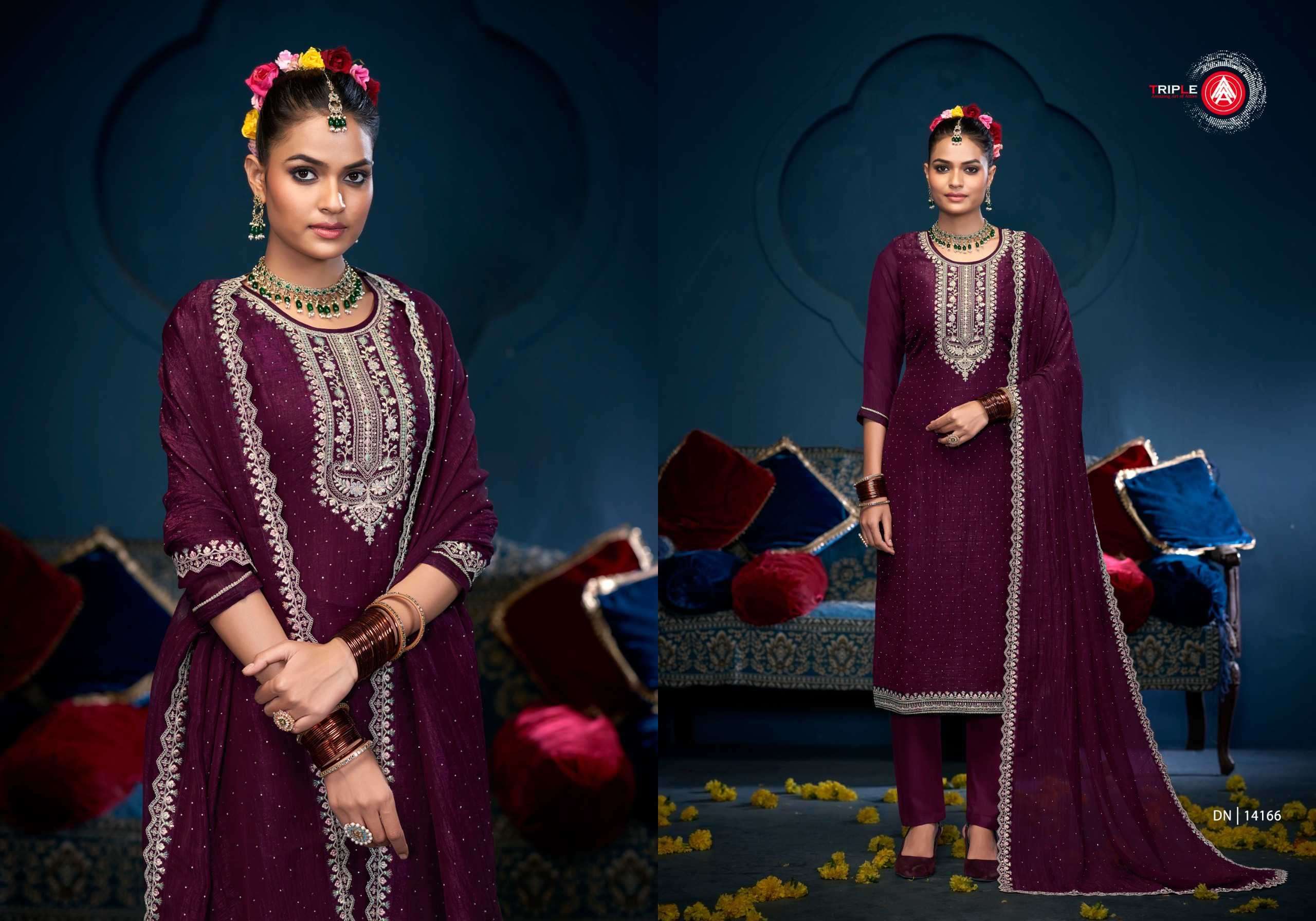 TRIPLE AAA GULABI CRUSH SILK CATALOG NEW COLLECTION EXPORTER 