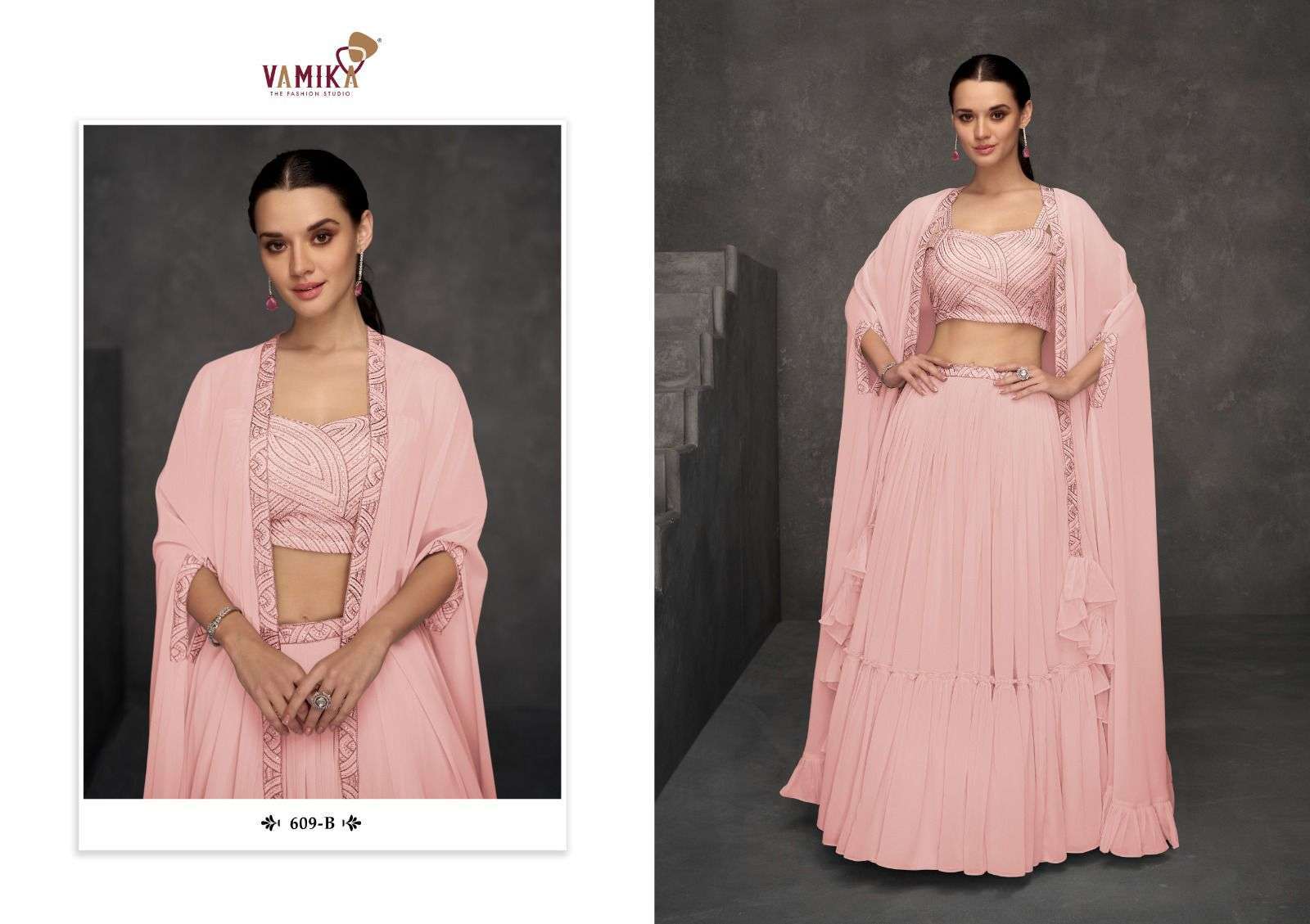 VAMIKA CELEBRITY VOL 4 READYMADE KOTI WITH LEHENGA CATALOG EXPORTER 2024