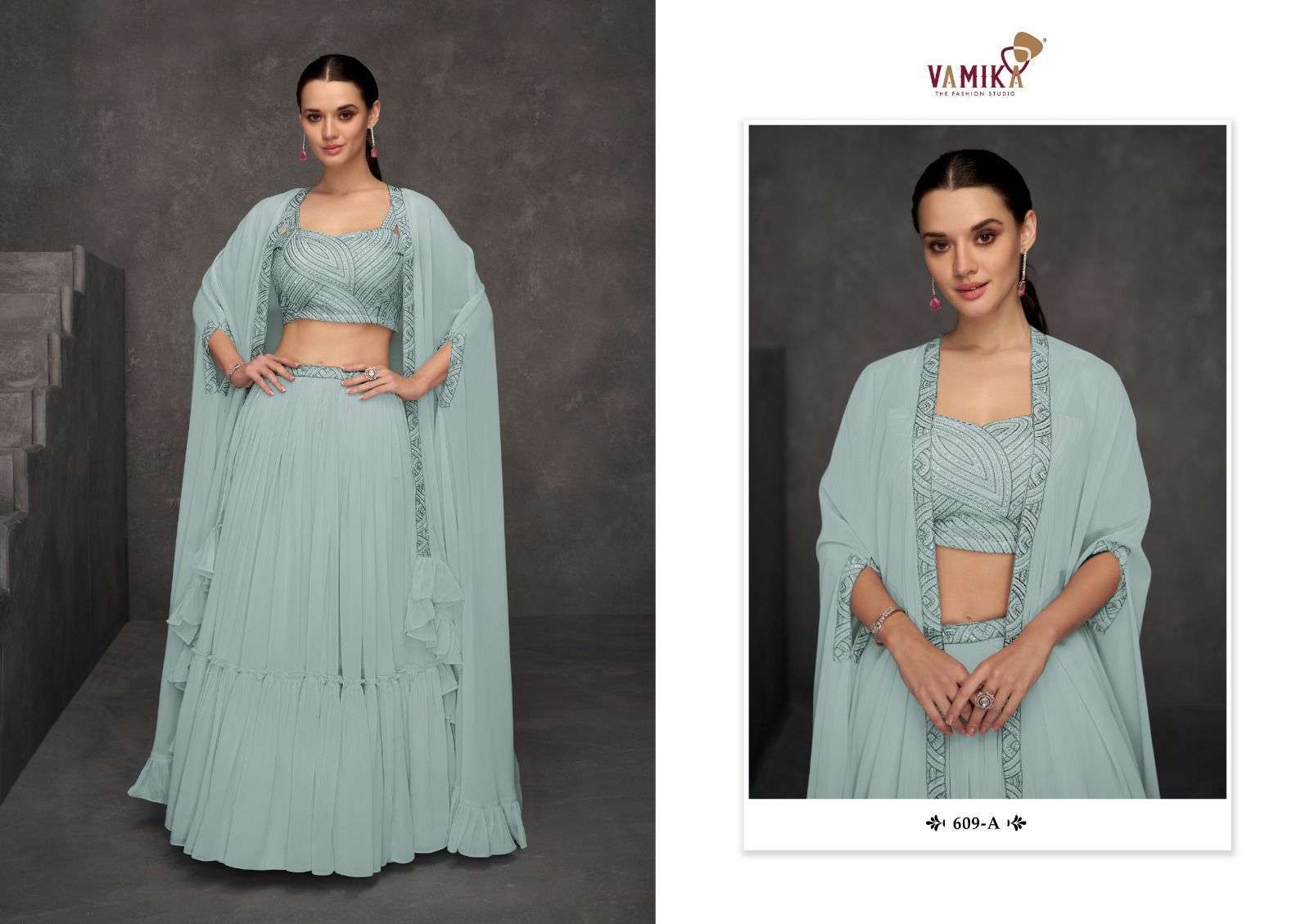 VAMIKA CELEBRITY VOL 4 READYMADE KOTI WITH LEHENGA CATALOG EXPORTER 2024