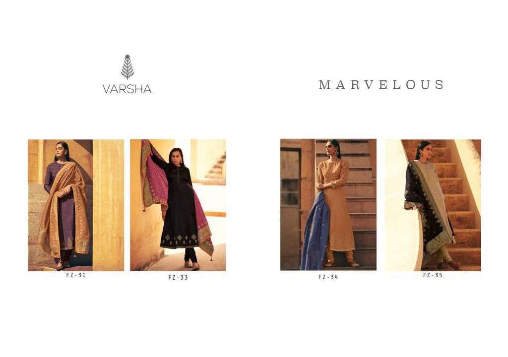 VARSHA LATEST CATALOGUE MARVELOUS FANCY SILK SUIT CATALOGUE WHOLESALE PRICE DEALER 