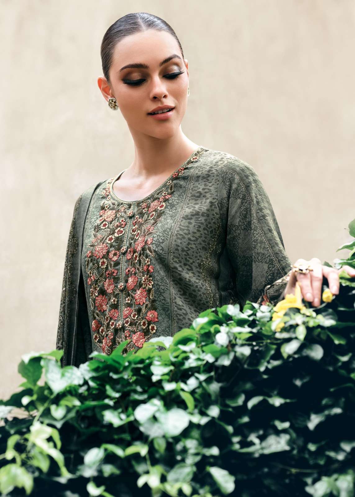 VARSHA OASIS FANCY MODAL SATIN SUIT CATALOGUE WHOLESALER 