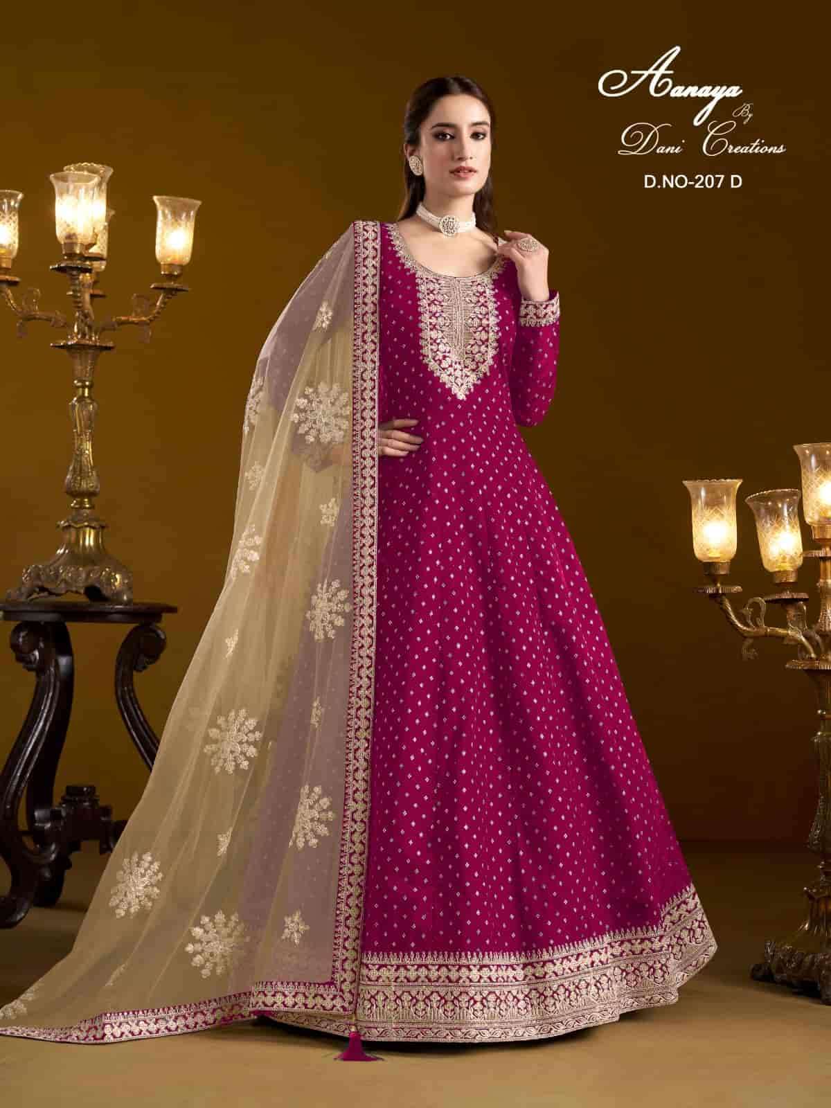 AANAYA VOL 207 COLORS PARTY WEAR STYLE DESIGNER GOWN COLLECTION 