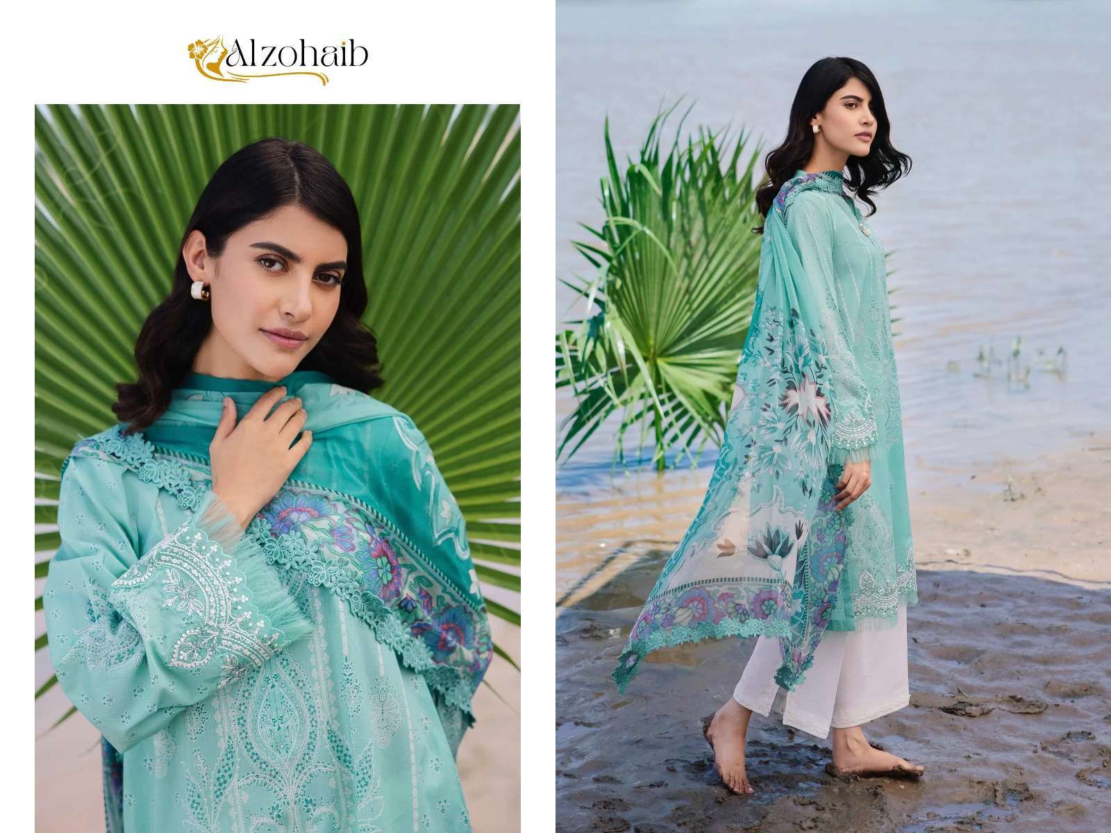 AL ZOHAIB M BASICS VOL 2 PURE COTTON DRESS CATALOGUE WHOLESALER 2024