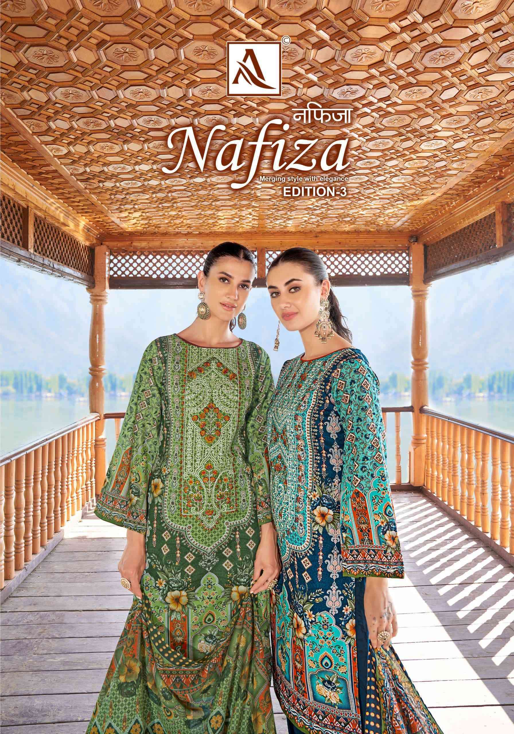 ALOK SUIT NAFIZA EDITION 3 PAKISTANI PRINT COTTON SUIT CATALOGUE WHOLESALER 2024