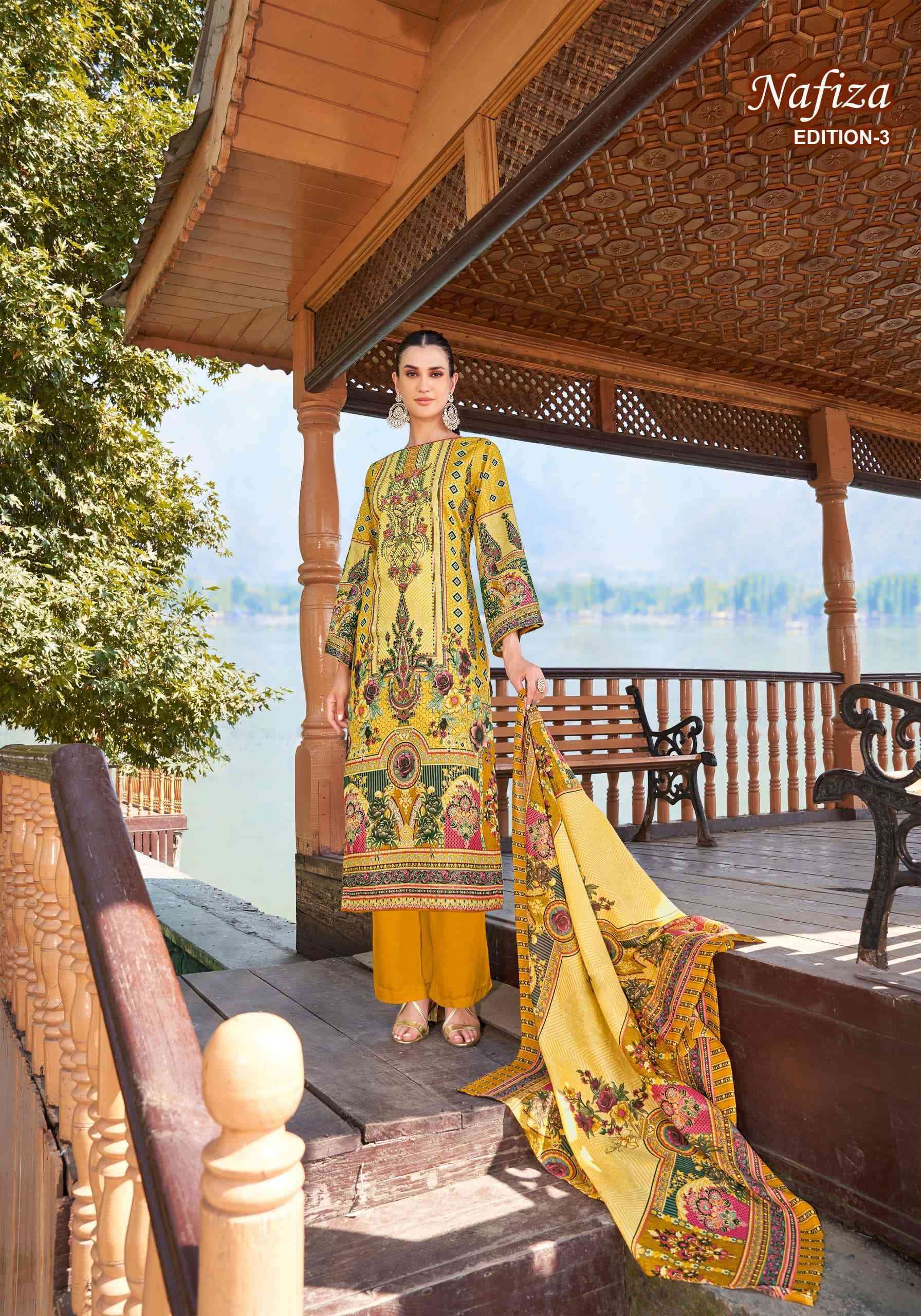 ALOK SUIT NAFIZA EDITION 3 PAKISTANI PRINT COTTON SUIT CATALOGUE WHOLESALER 2024
