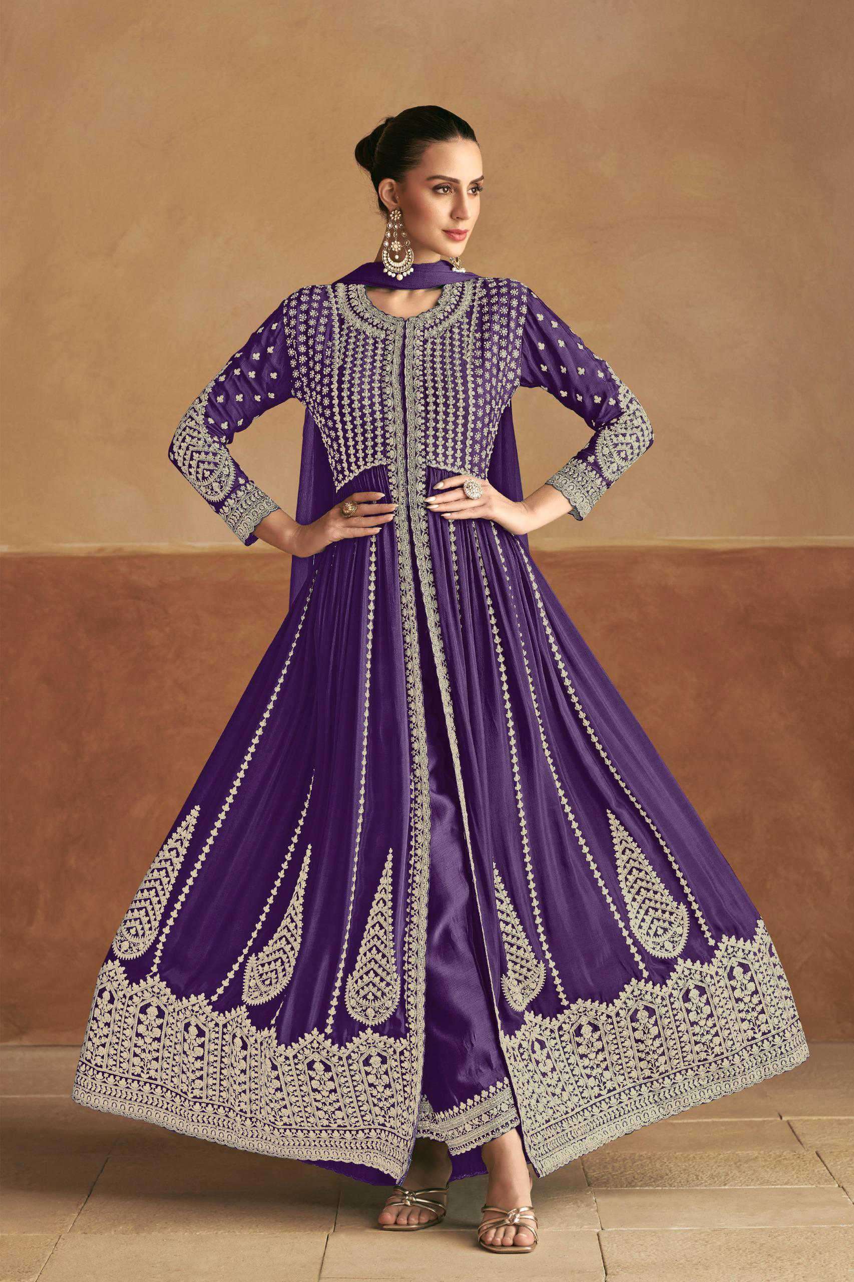 GULKAYRA TANIM 7512 COLORS LATEST INDO WESTERN DRESS COLLECTION WHOLESALE PRICE 