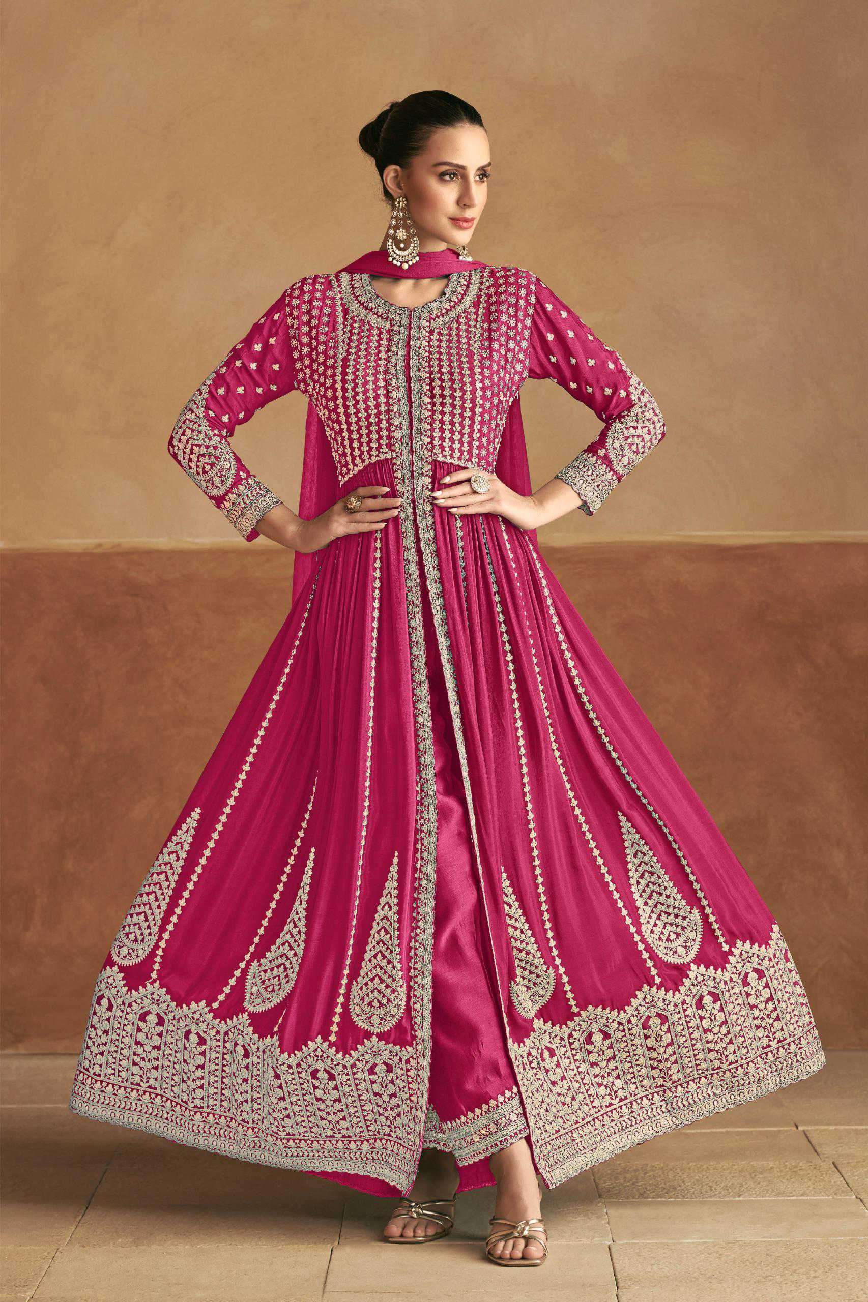 GULKAYRA TANIM 7512 COLORS LATEST INDO WESTERN DRESS COLLECTION WHOLESALE PRICE 