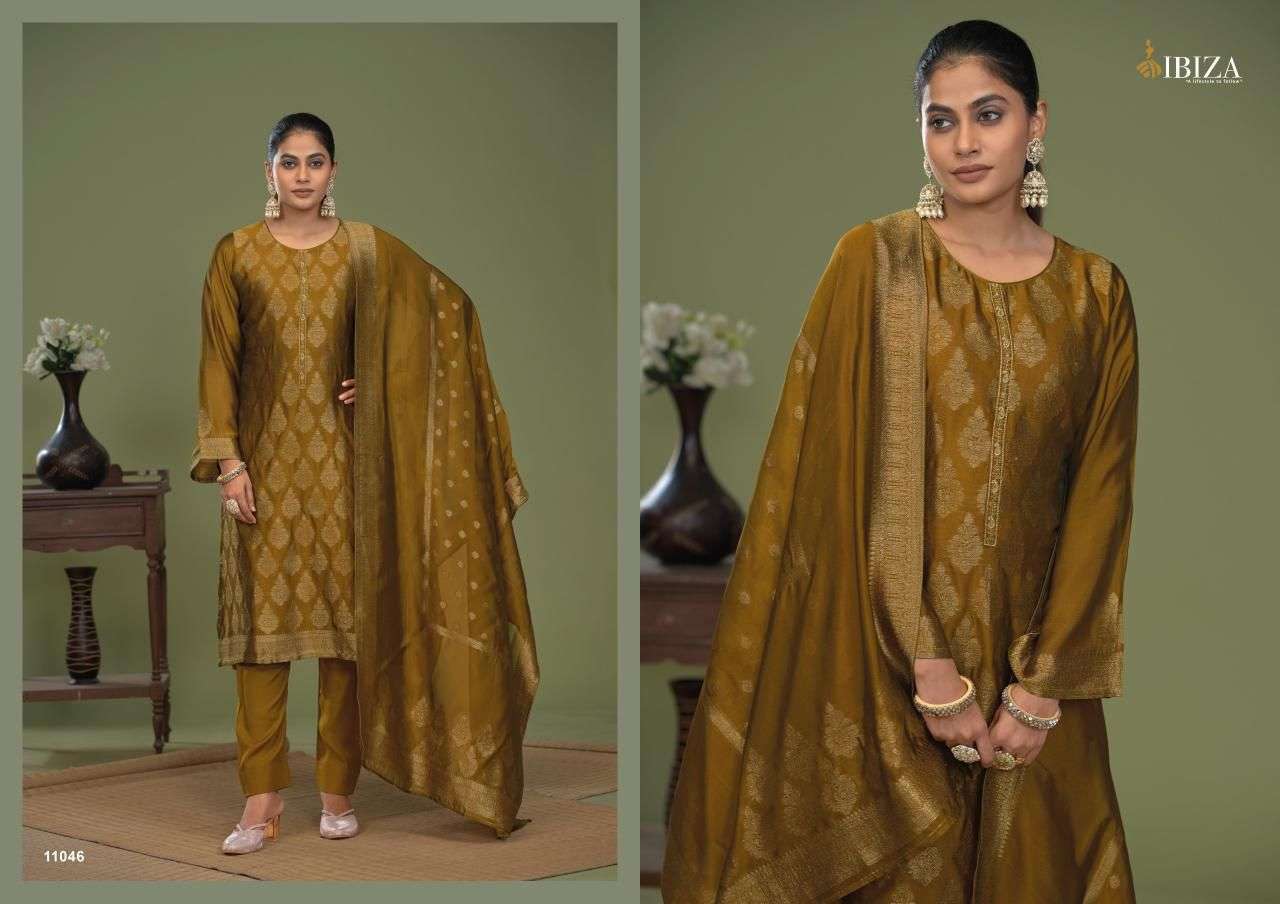 IBIZA KASTAR JACQUARD DESIGN BANGLORY SILK SUIT CATALOG WHOLESALER 
