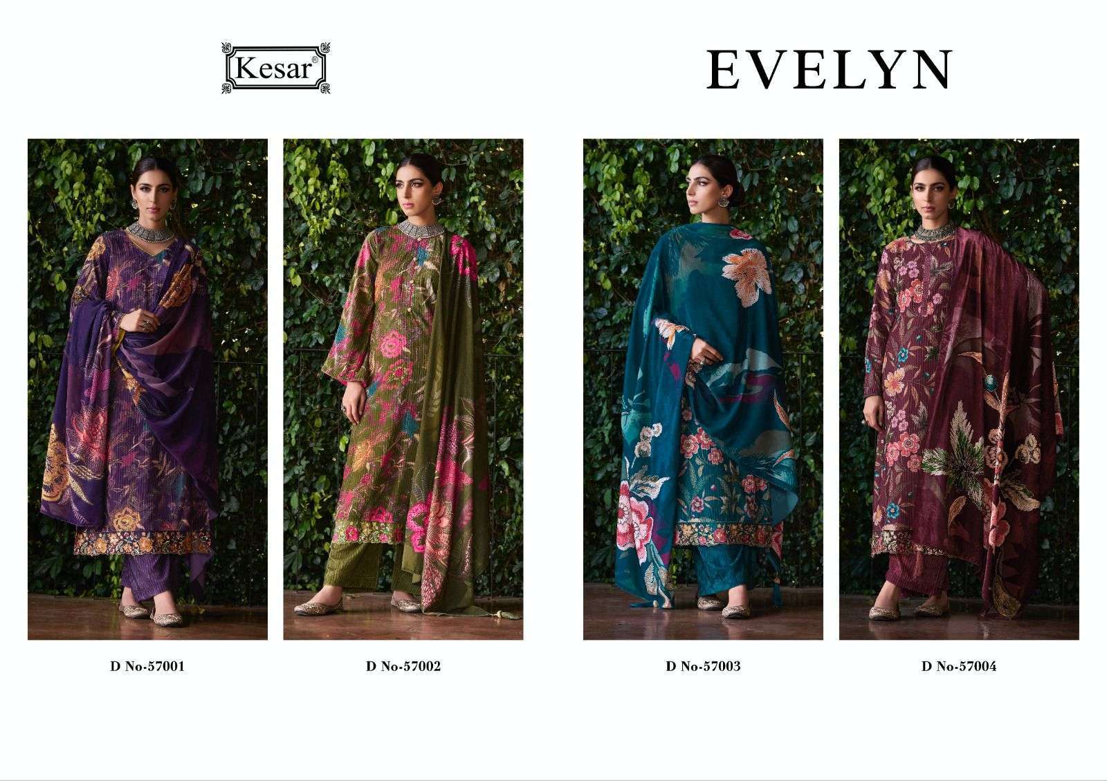 KARACHI PRINTS KESAR EVELYN VELVET SUIT CATALOGUE WHOLESALER 2024