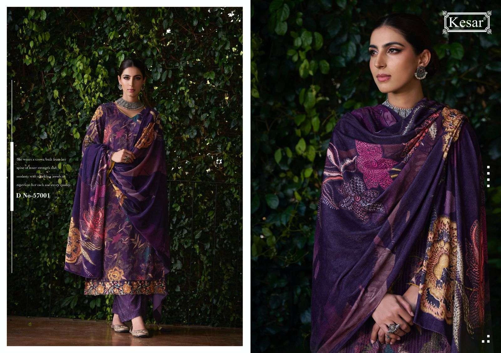 KARACHI PRINTS KESAR EVELYN VELVET SUIT CATALOGUE WHOLESALER 2024