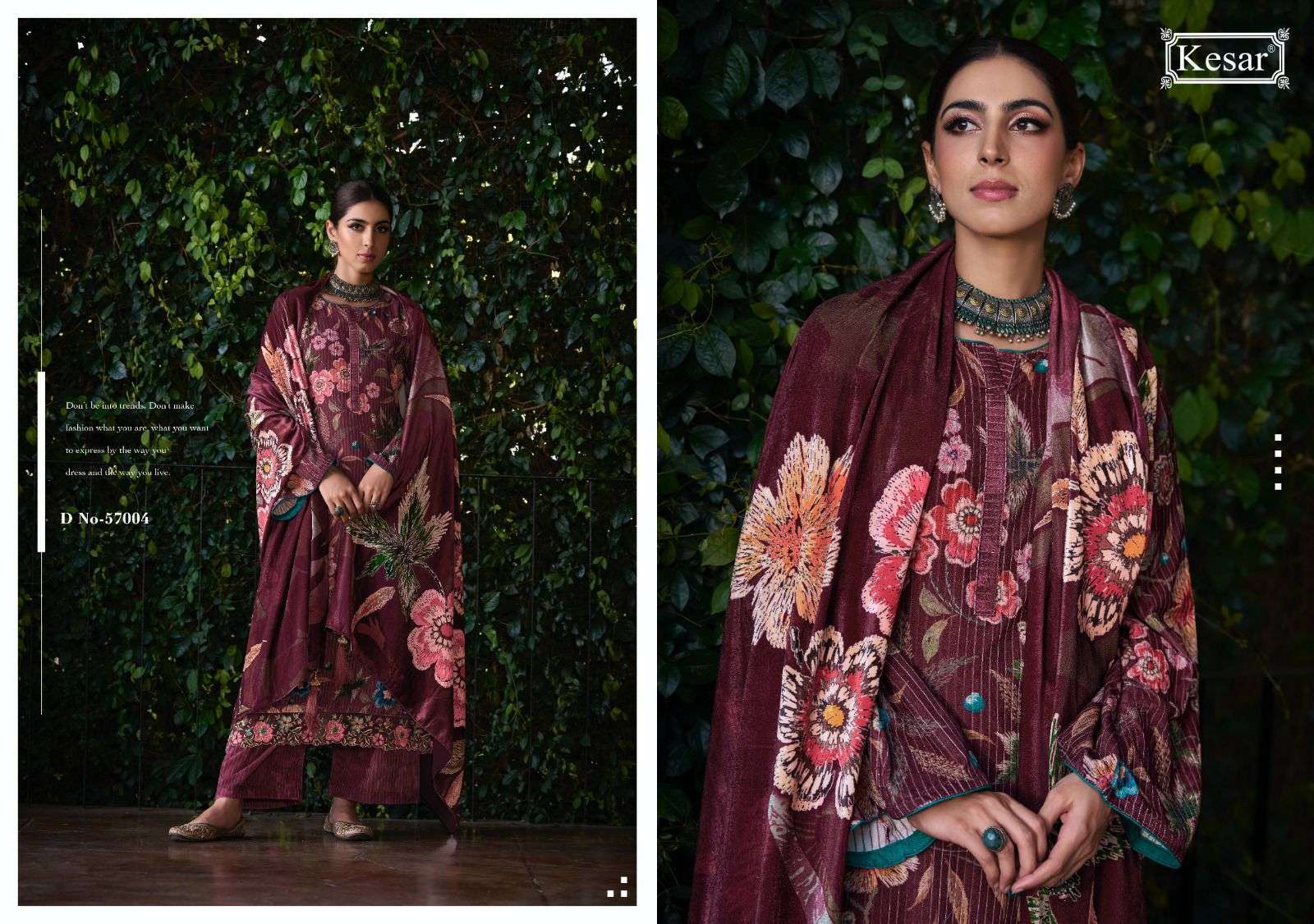 KARACHI PRINTS KESAR EVELYN VELVET SUIT CATALOGUE WHOLESALER 2024