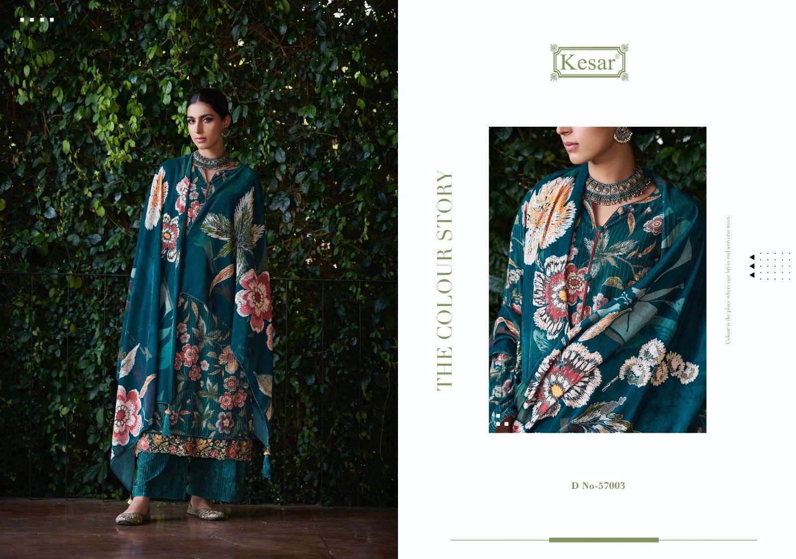 KARACHI PRINTS KESAR EVELYN VELVET SUIT CATALOGUE WHOLESALER 2024