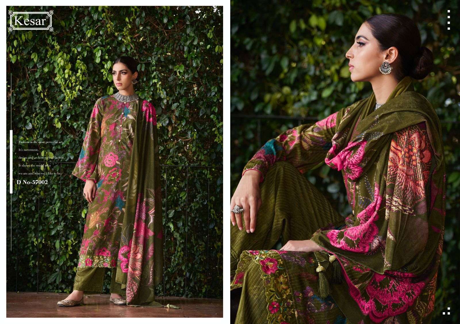 KARACHI PRINTS KESAR EVELYN VELVET SUIT CATALOGUE WHOLESALER 2024