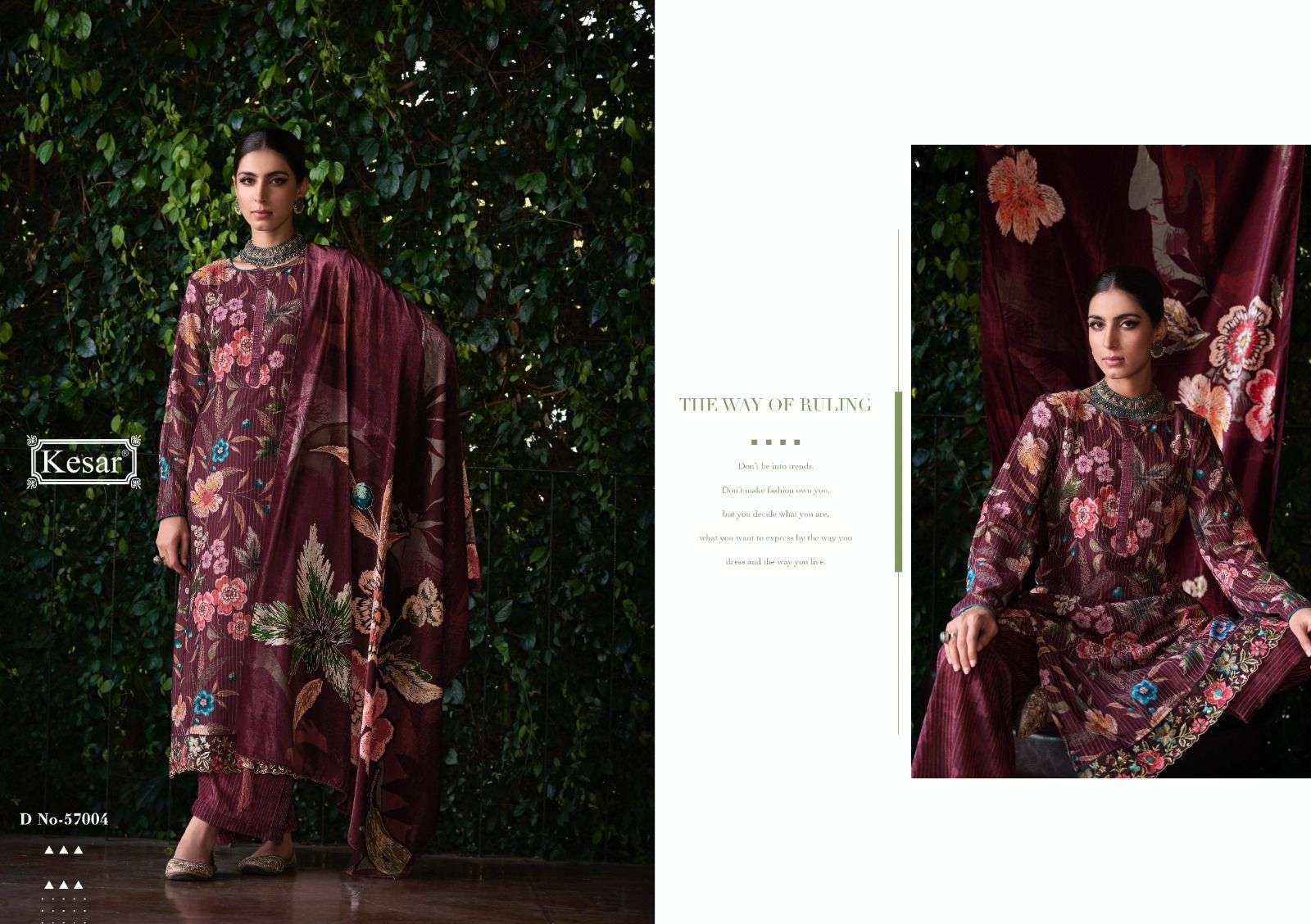 KARACHI PRINTS KESAR EVELYN VELVET SUIT CATALOGUE WHOLESALER 2024
