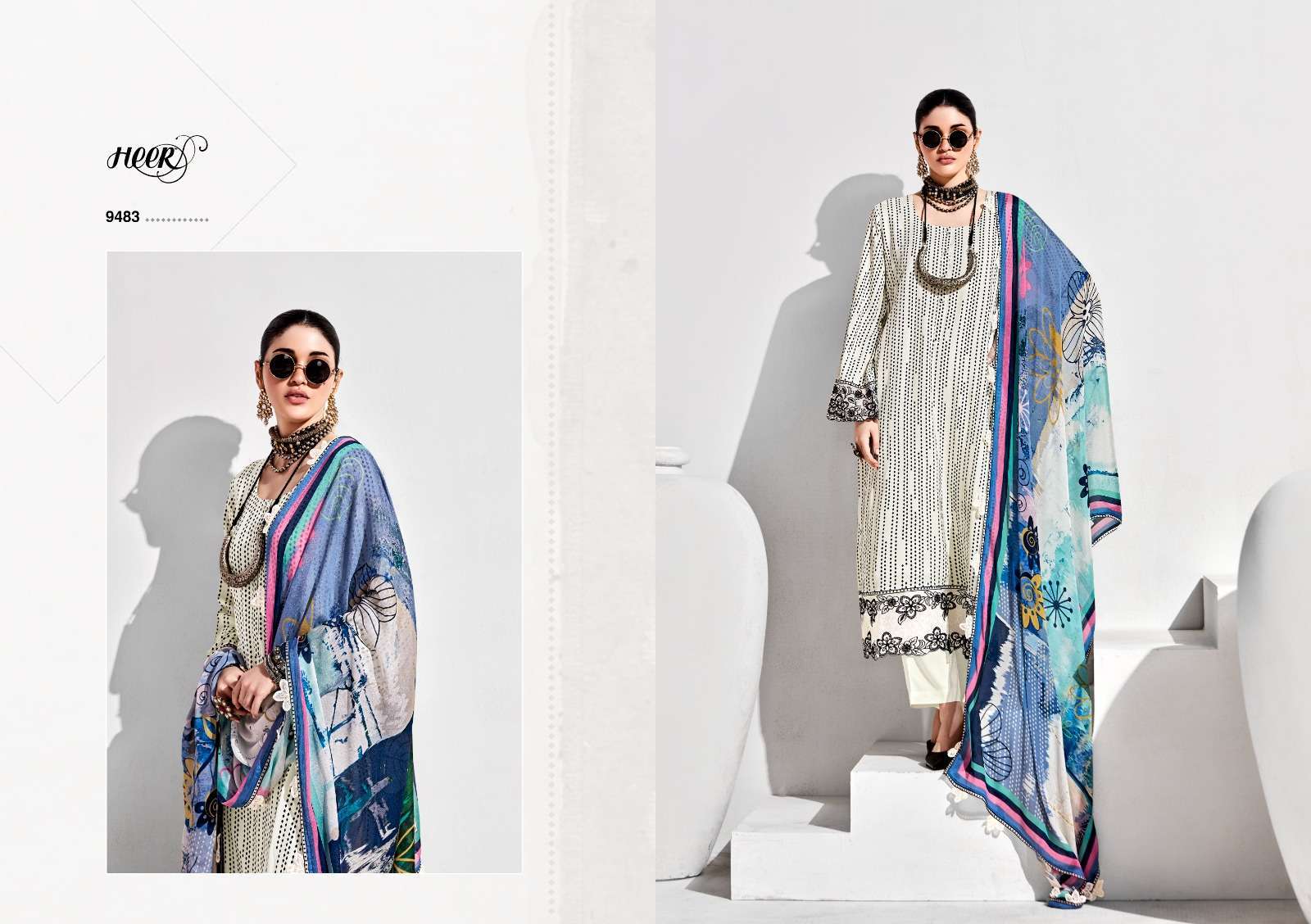 KIMORA HEER GAZAB CASUAL WEAR WINTER SUIT CATALOGUE SUPPLIER 2024