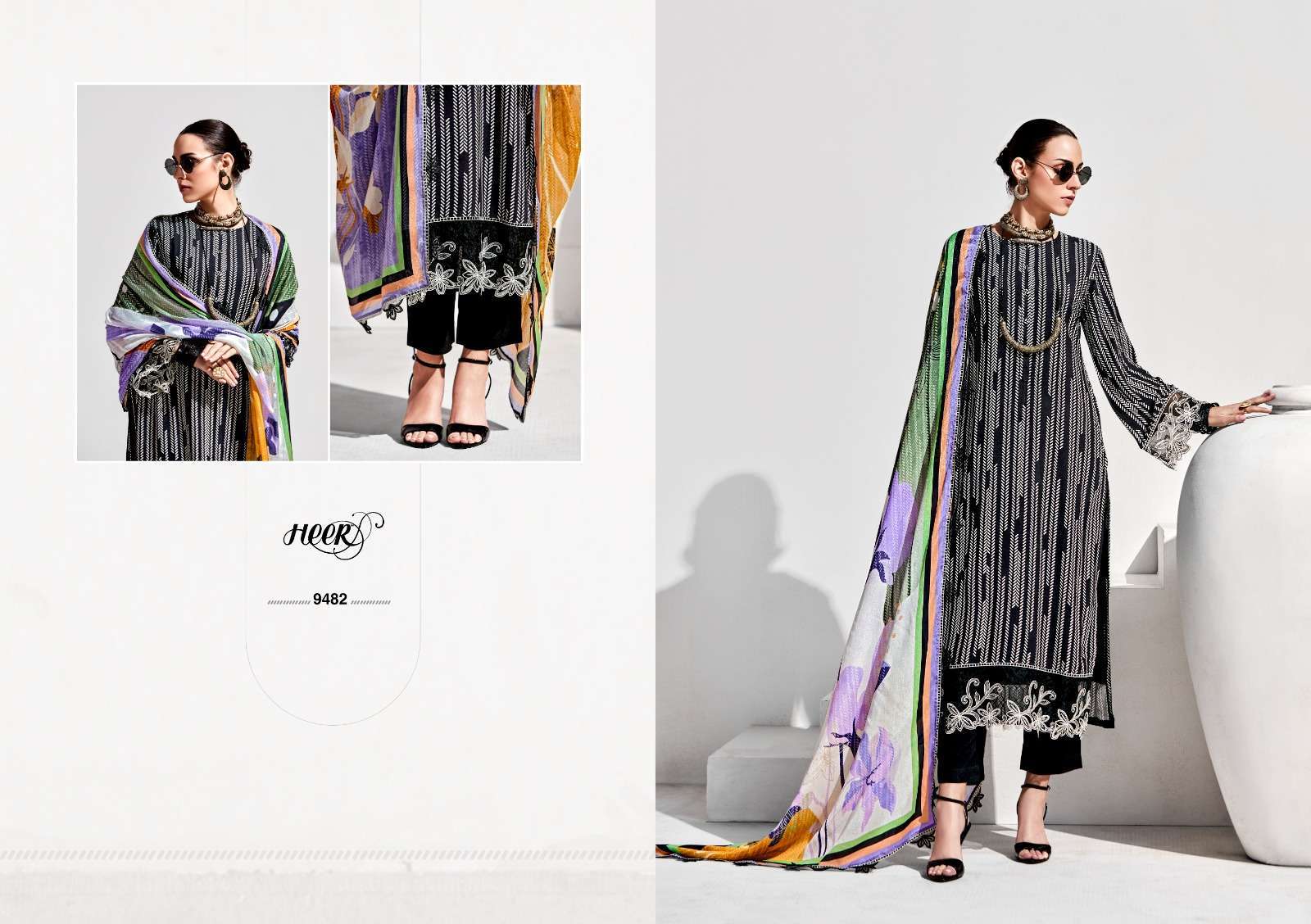 KIMORA HEER GAZAB CASUAL WEAR WINTER SUIT CATALOGUE SUPPLIER 2024