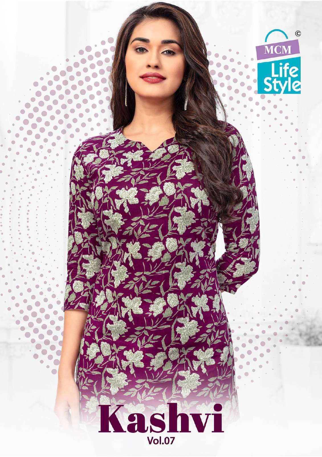 MCM LIFESTYLE KASHVI VOL 7 COTTON PRINTED SHORT TOPS CATALOG EXPORTER 2024