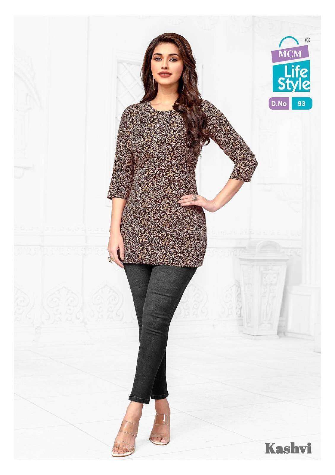MCM LIFESTYLE KASHVI VOL 7 COTTON PRINTED SHORT TOPS CATALOG EXPORTER 2024