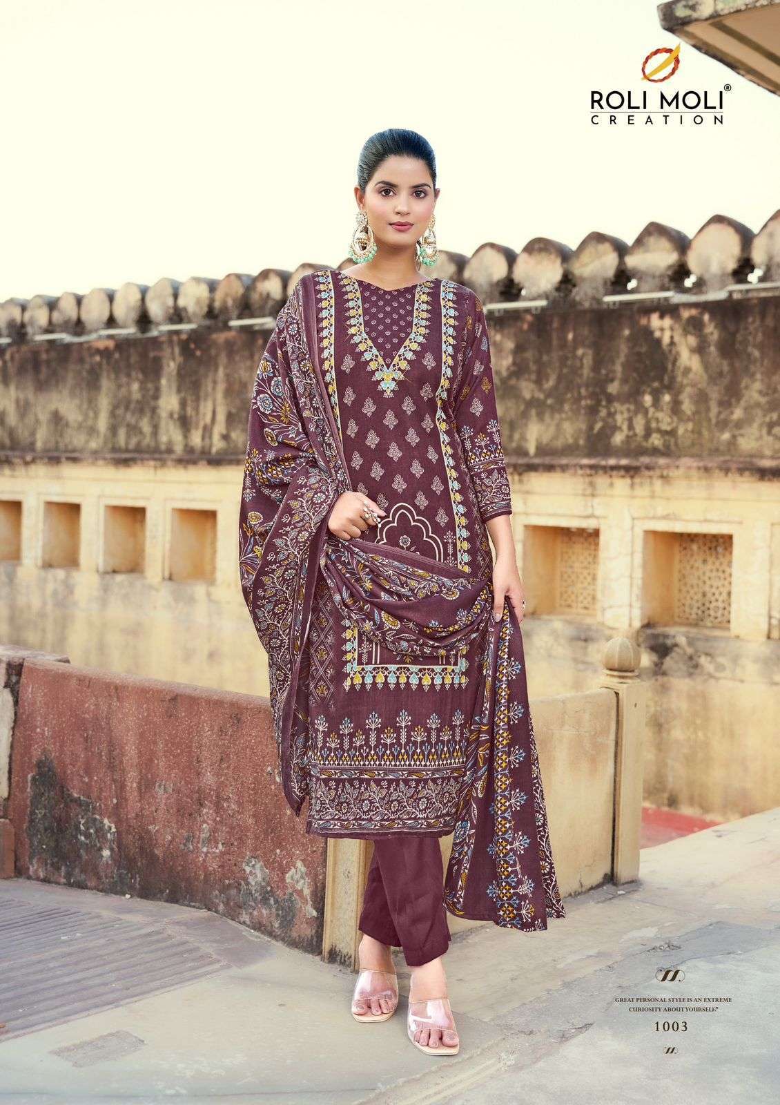 ROLI MOLI RUBIBA FANCY PASHMINA WINTER SUIT CATALOGUE WHOLESALE PRICE 2024