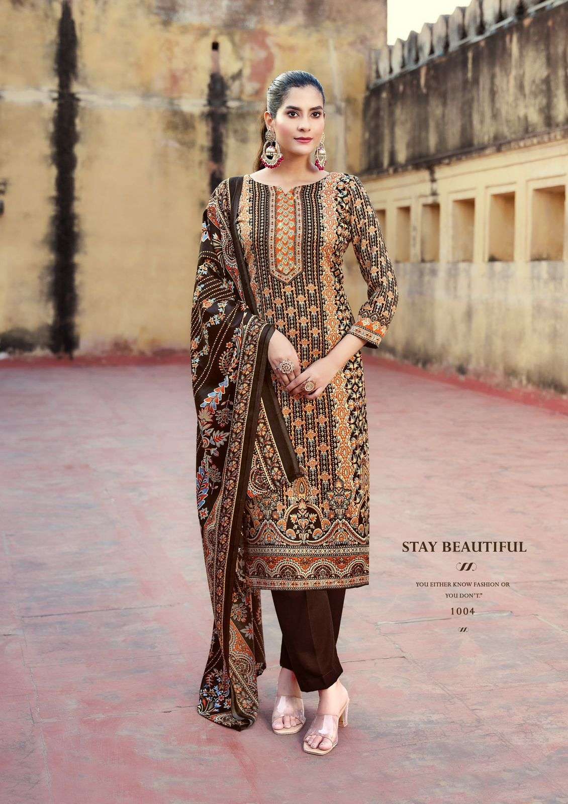 ROLI MOLI RUBIBA FANCY PASHMINA WINTER SUIT CATALOGUE WHOLESALE PRICE 2024