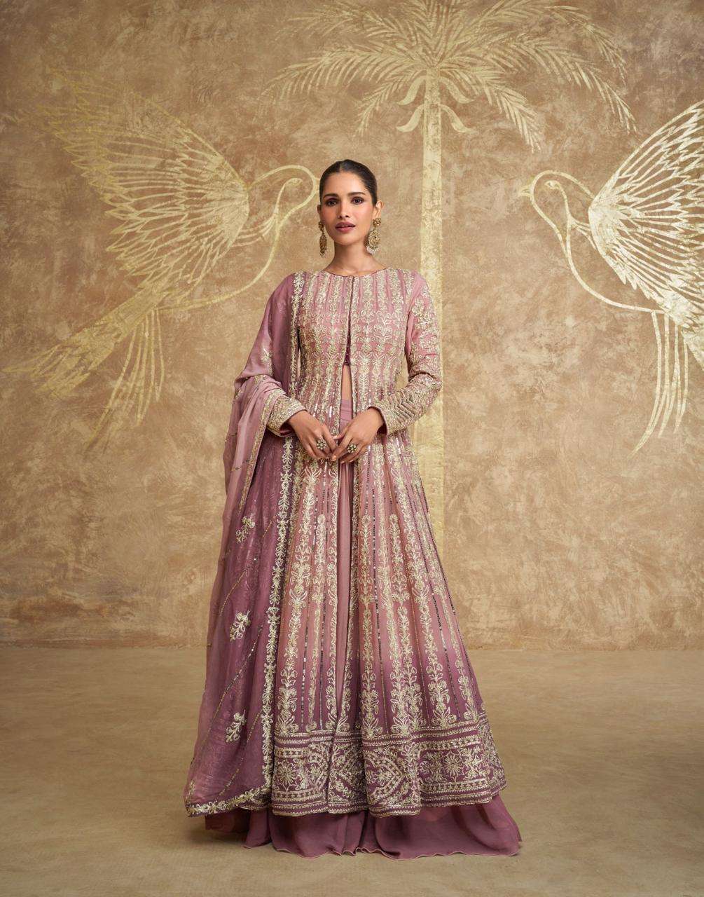 SAYURI SAWARIA 5609 TO 5611 PARTYWEAR INDO WESTERN DRESS CATALOGUE WHOLESALER 