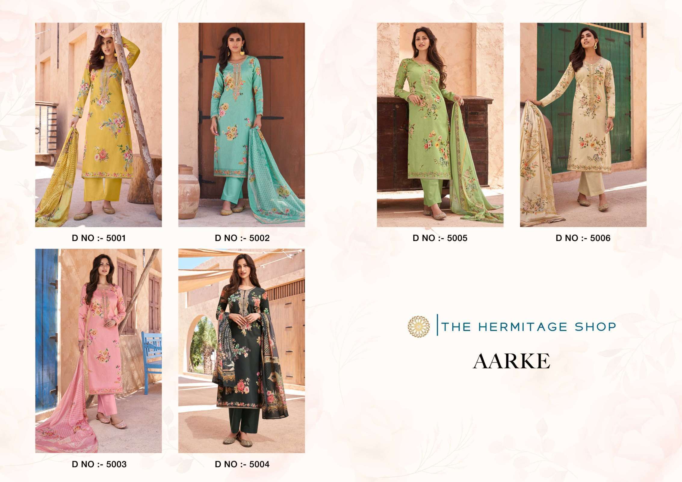 THE HERMITAGE SHOP AARKE FANCY SALWER KAMEEZ CATALOG WHOLESALER 2024