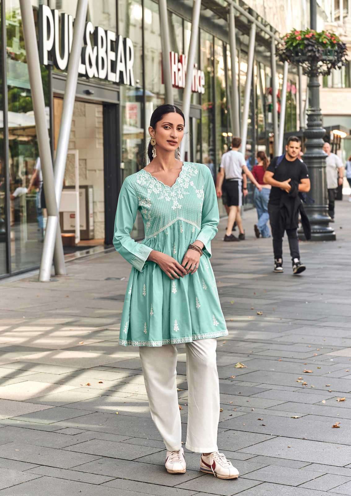 VAMIKA NX IBADAT VOL 2 DESIGNER FROCK STYLE KURTI CATALOG EXPORT