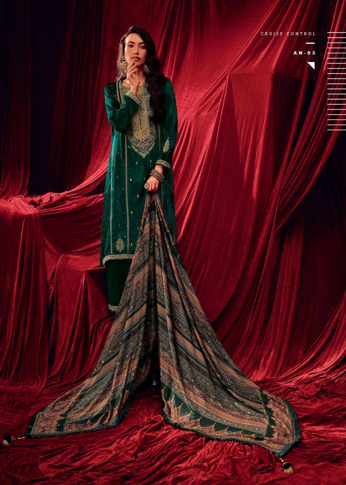 VARSHA AAINA LATEST DESIGNER VELVET SUIT CATALOGUE WHOLESALE PRICE DEALER 