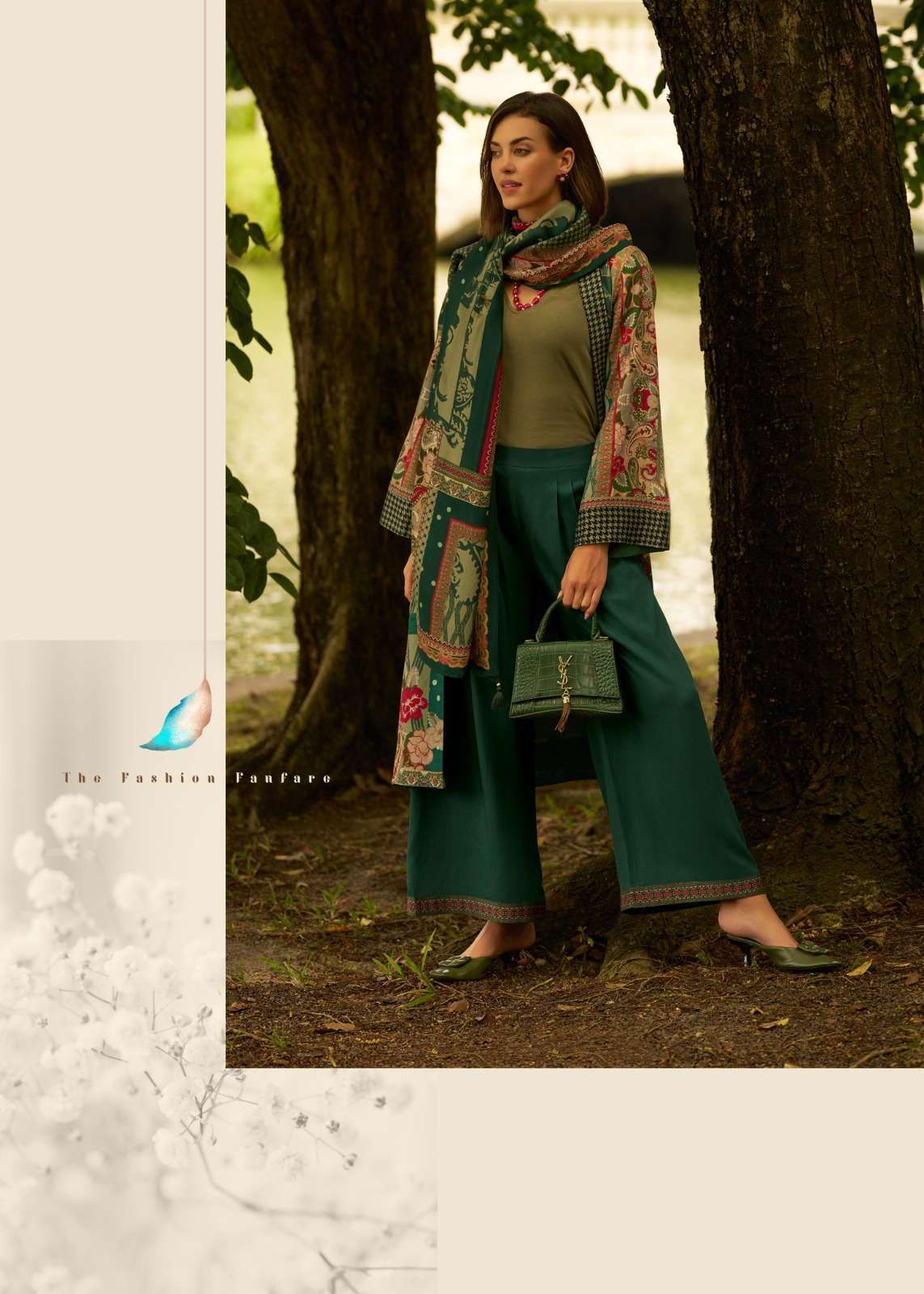 VARSHA IRAHA PREMIUM DESIGN PASHMINA WINTER SUIT CATALOGUE WHOLESALER 2024