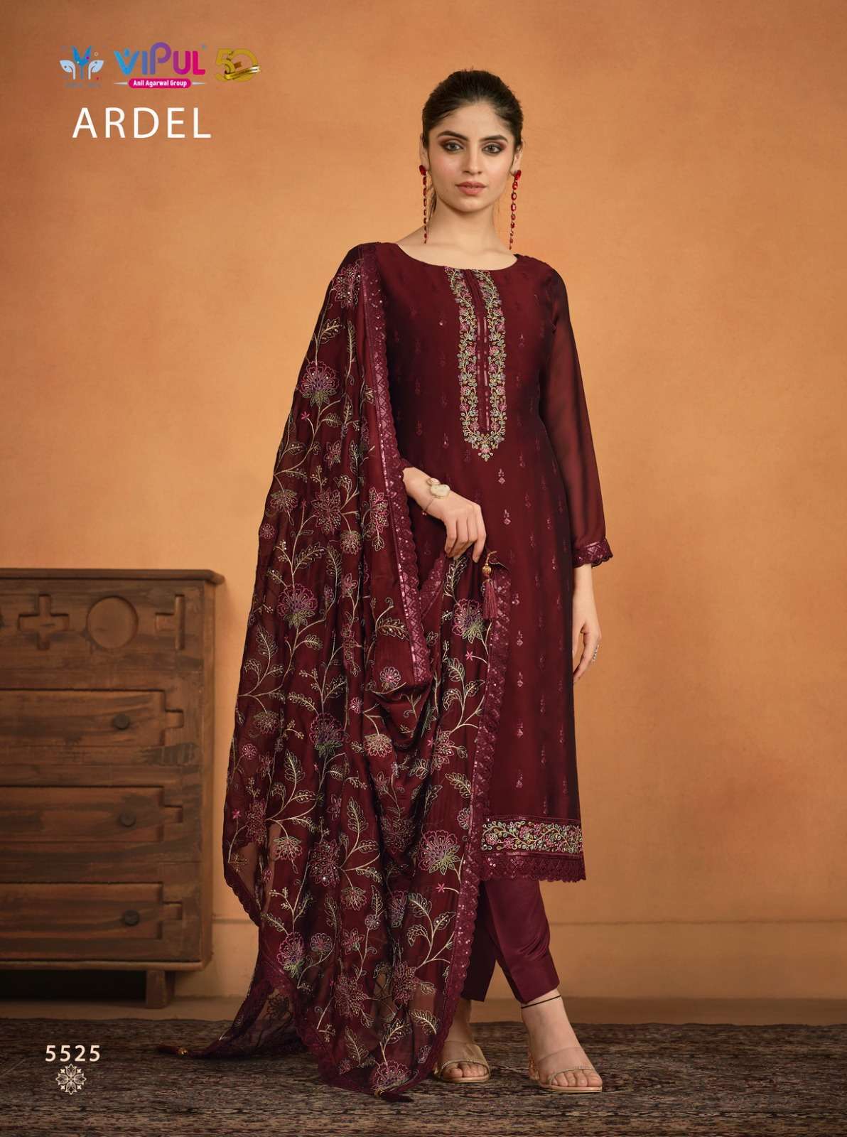 VIPUL FASHION ARDEL DESIGNER GEORGETTE SUIT CATALOG SUPPLIER WHOLESALER 2024