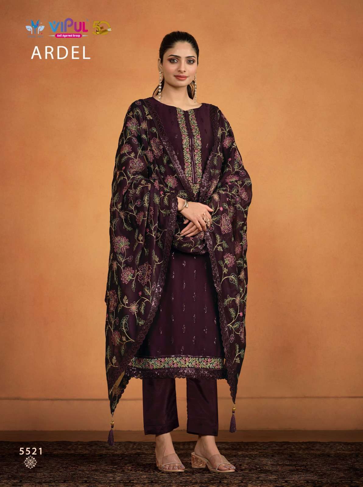 VIPUL FASHION ARDEL DESIGNER GEORGETTE SUIT CATALOG SUPPLIER WHOLESALER 2024