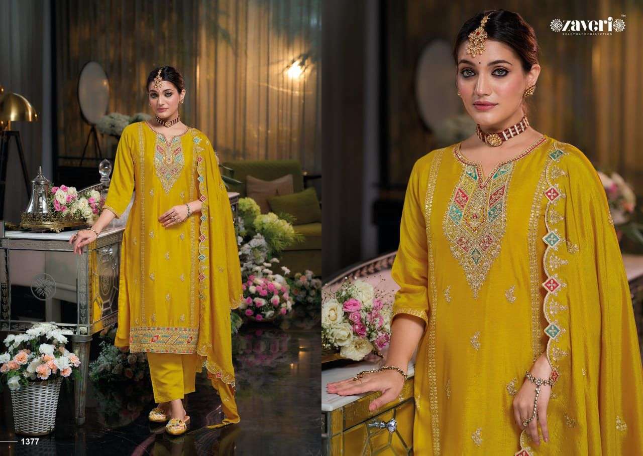 ZAVERI YASMIN VOL 2 LATEST DESIGNER READYMADE SUIT CATALOGUE 2024