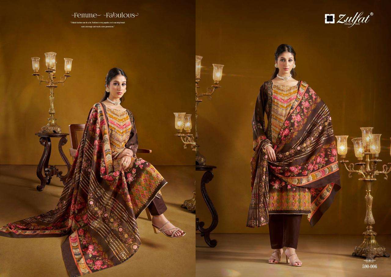 ZULFAT AAYAT FANCY UNSTITCH SALWER KAMEEZ CATALOGUE WHOLESALE PRICE DEALER 