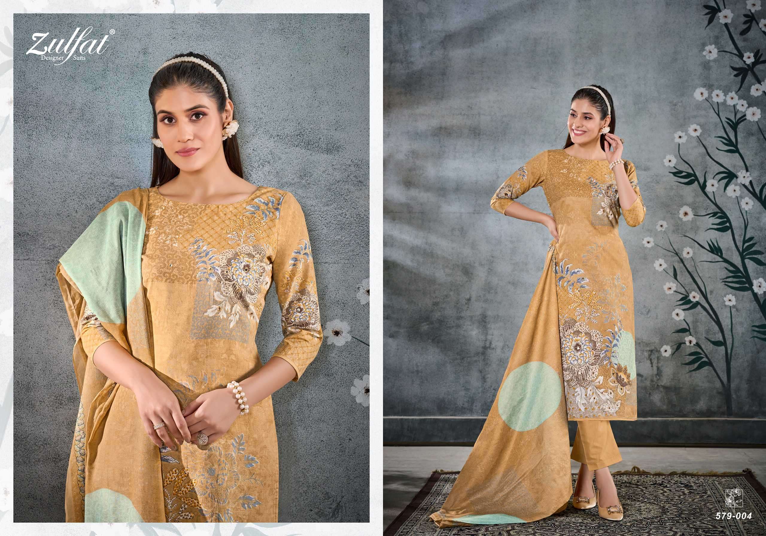 ZULFAT DESIGNER SUMMER SWAG VOL 4 FANCY COTTON SALWER KAMEEZ CATALOGUE WHOLESALE PRICE 