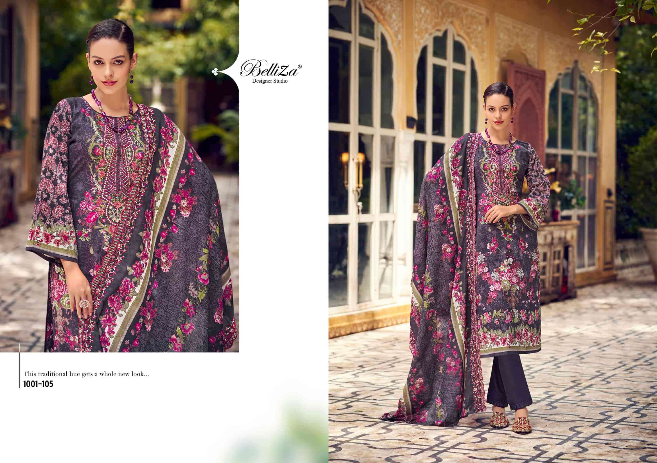 BELLIZA GUZARISH VOL 16 PURE COTTON FANCY LADIES SUIT CATALOGUE WHOLESALE PRICE DEALER 