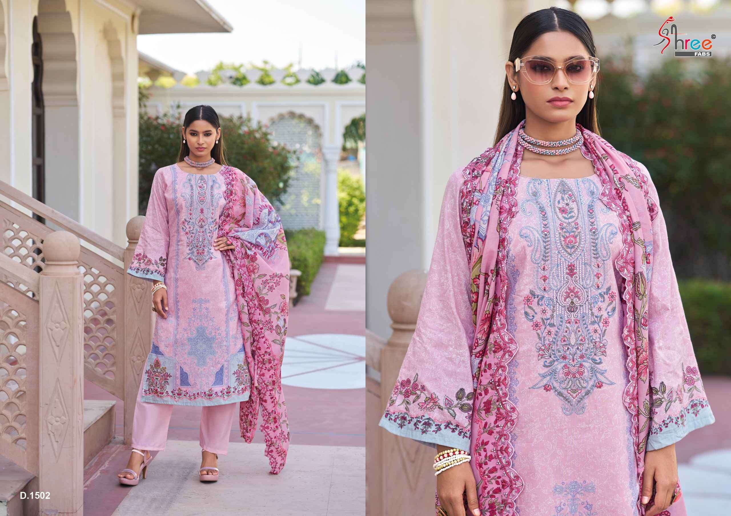 SHREE FAB GUJARISH VOL 15 DIGITAL PRINT COTTON SUIT CATALOG PAKISTANI DESIGN EXPORTER 