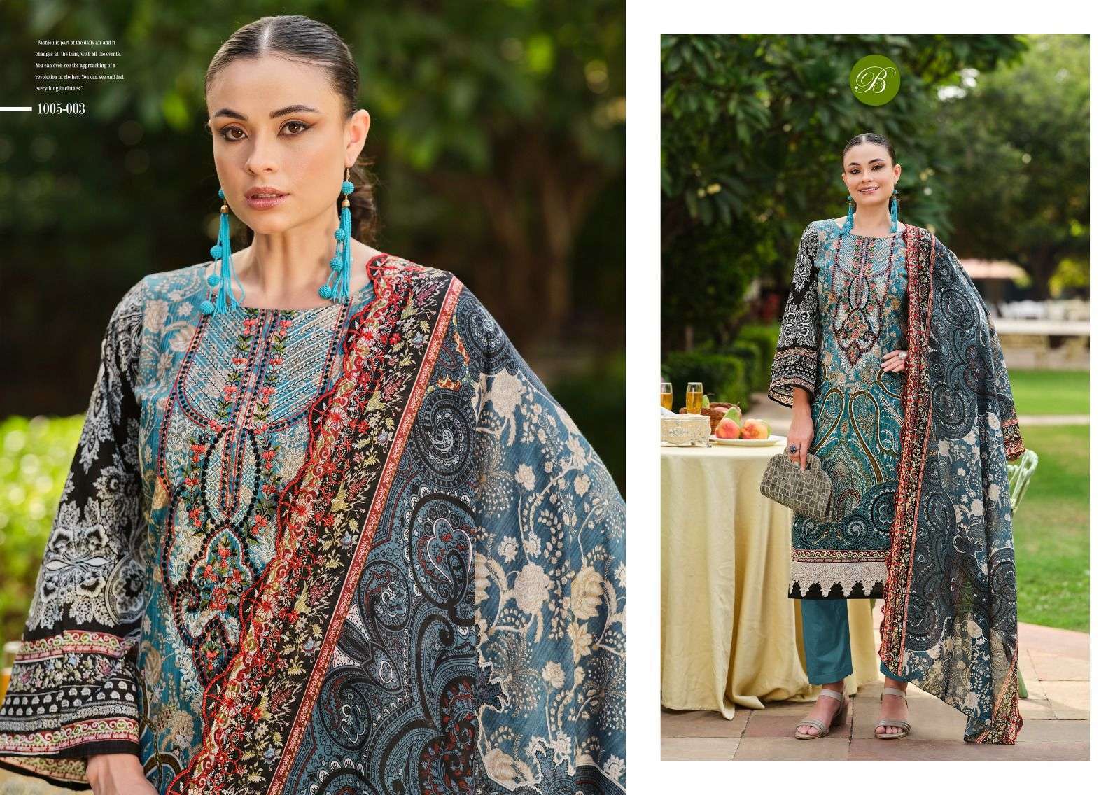 BELLIZA GUZARISH VOL 17 PURE COTTON FANCY LADIES SUIT CATALOGUE WHOLESALE PRICE DEALER 