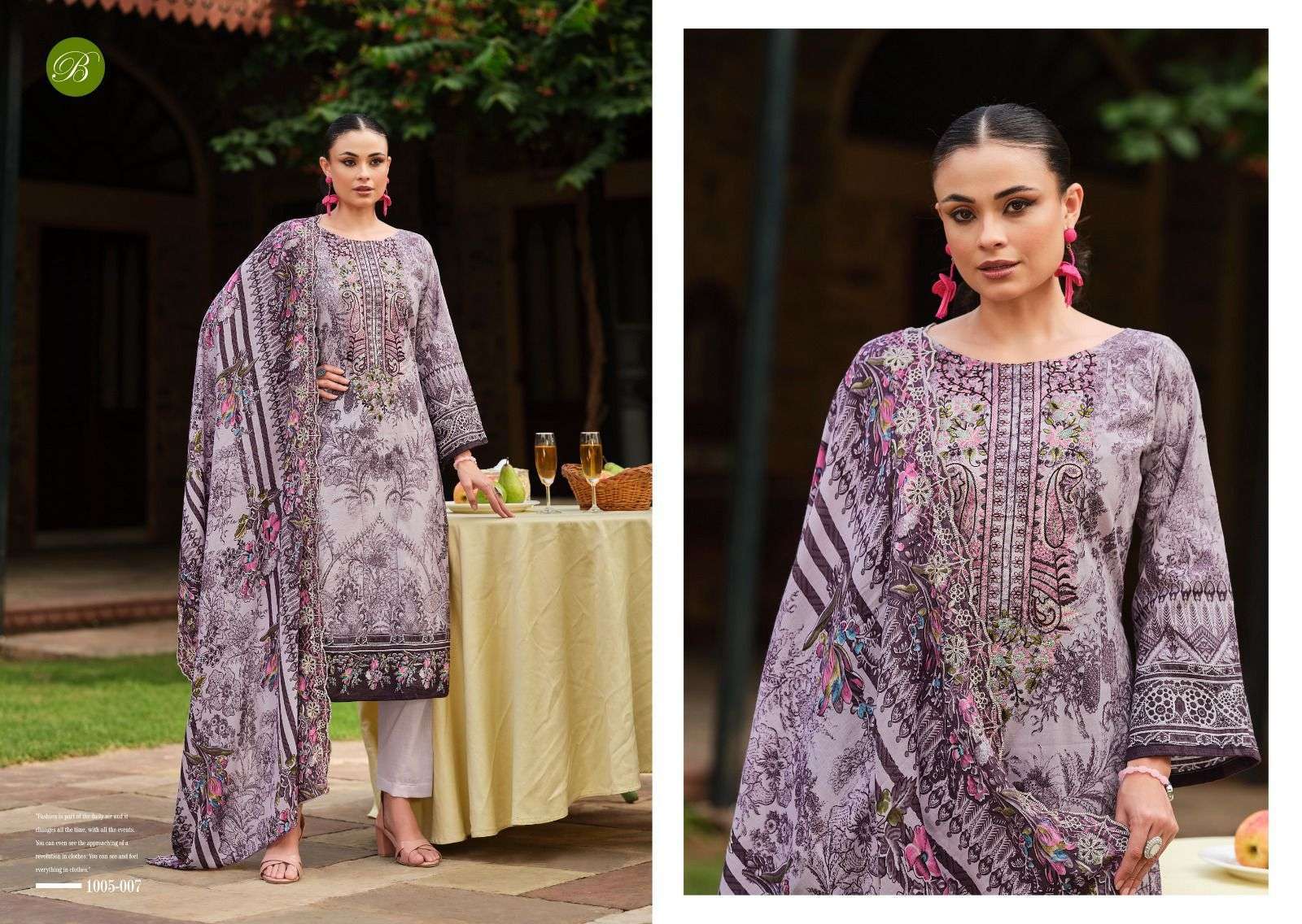 BELLIZA GUZARISH VOL 17 PURE COTTON FANCY LADIES SUIT CATALOGUE WHOLESALE PRICE DEALER 