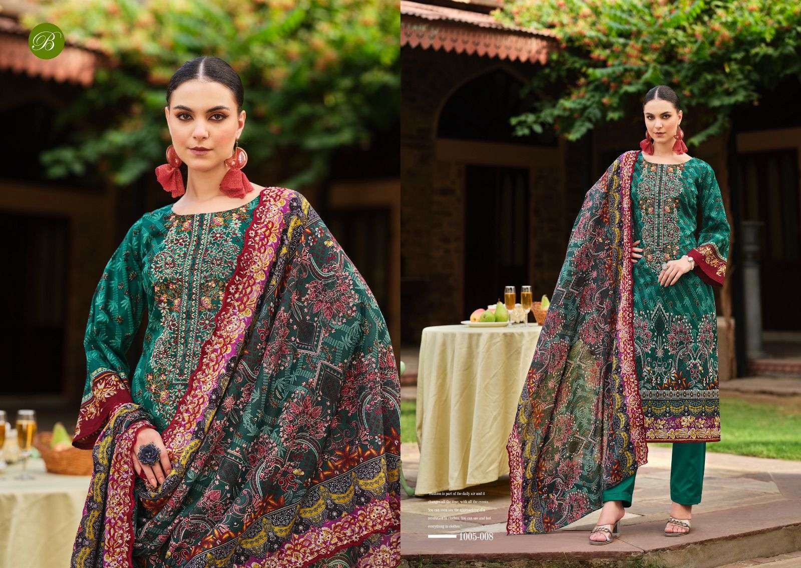 BELLIZA GUZARISH VOL 17 PURE COTTON FANCY LADIES SUIT CATALOGUE WHOLESALE PRICE DEALER 