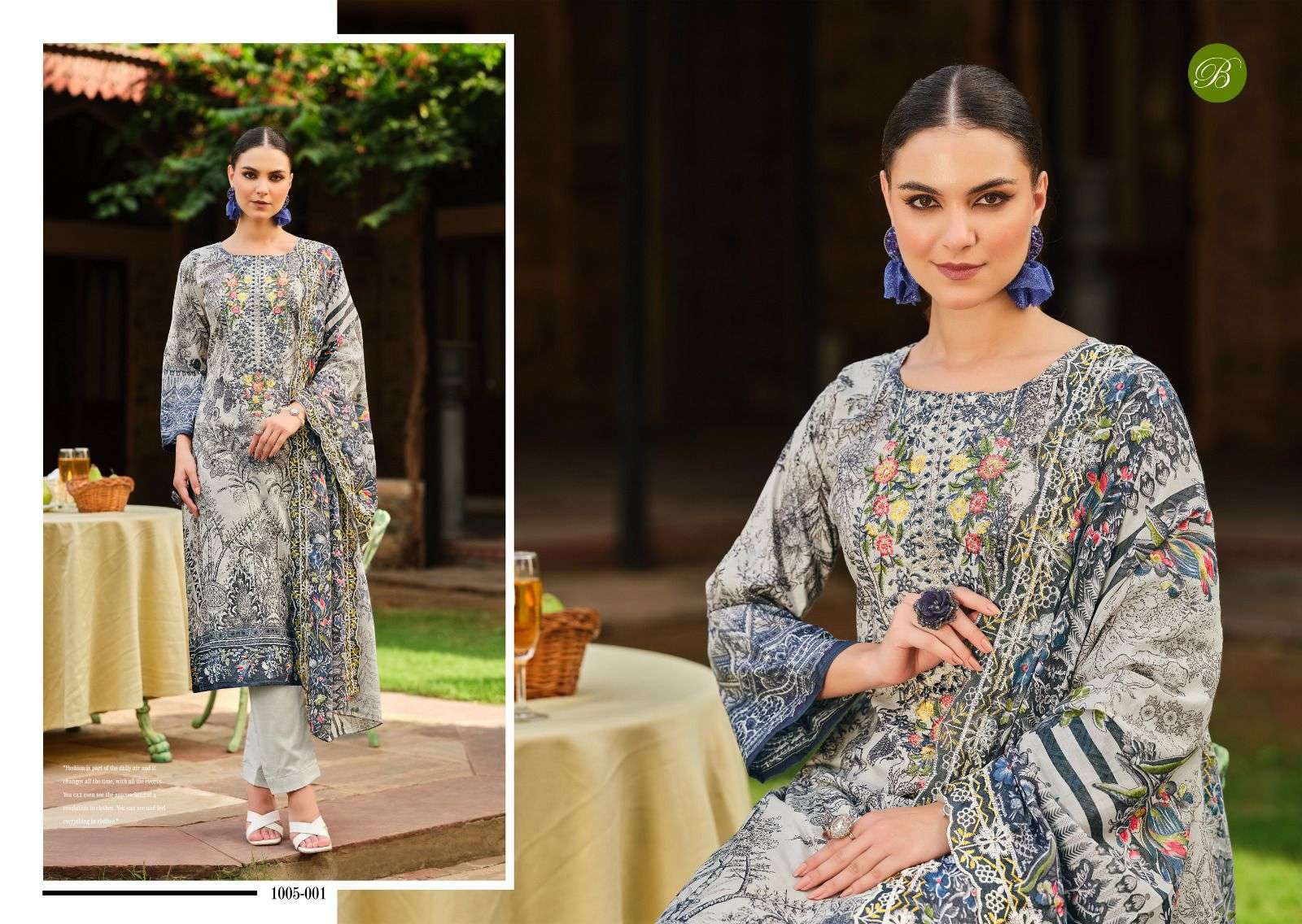 BELLIZA GUZARISH VOL 17 PURE COTTON FANCY LADIES SUIT CATALOGUE WHOLESALE PRICE DEALER 