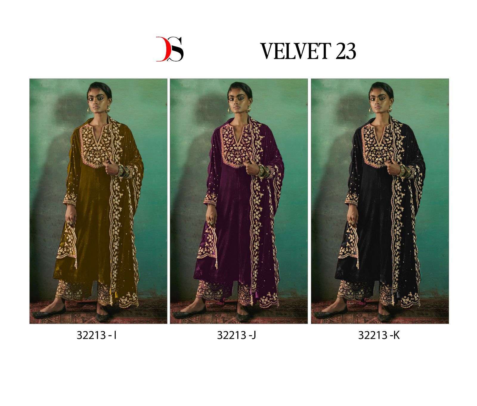DEEPSY D 32213 COLORS VOL 3 DESIGNER VELVET PAKISATNI SUIT SUPPLIER 