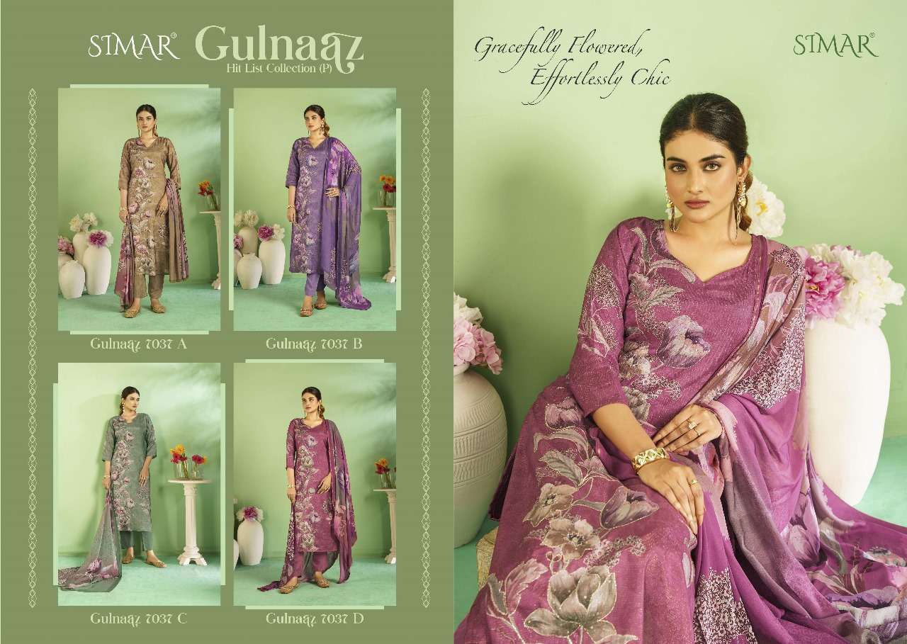 GLOSSY SIMAR GULNAAZ HIT LIST COLLECTION WINTER SUIT CATALOGUE WHOLESALE PRICE 