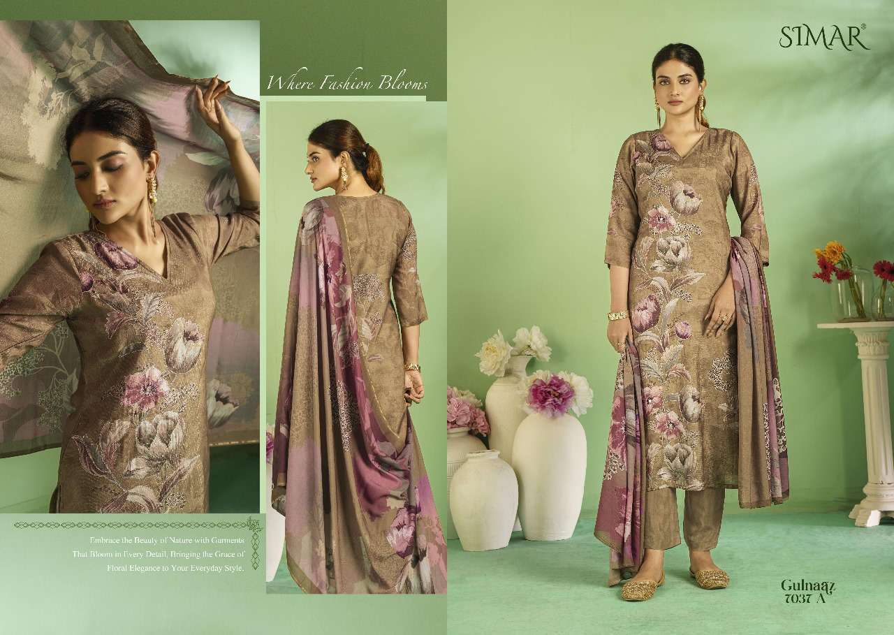 GLOSSY SIMAR GULNAAZ HIT LIST COLLECTION WINTER SUIT CATALOGUE WHOLESALE PRICE 